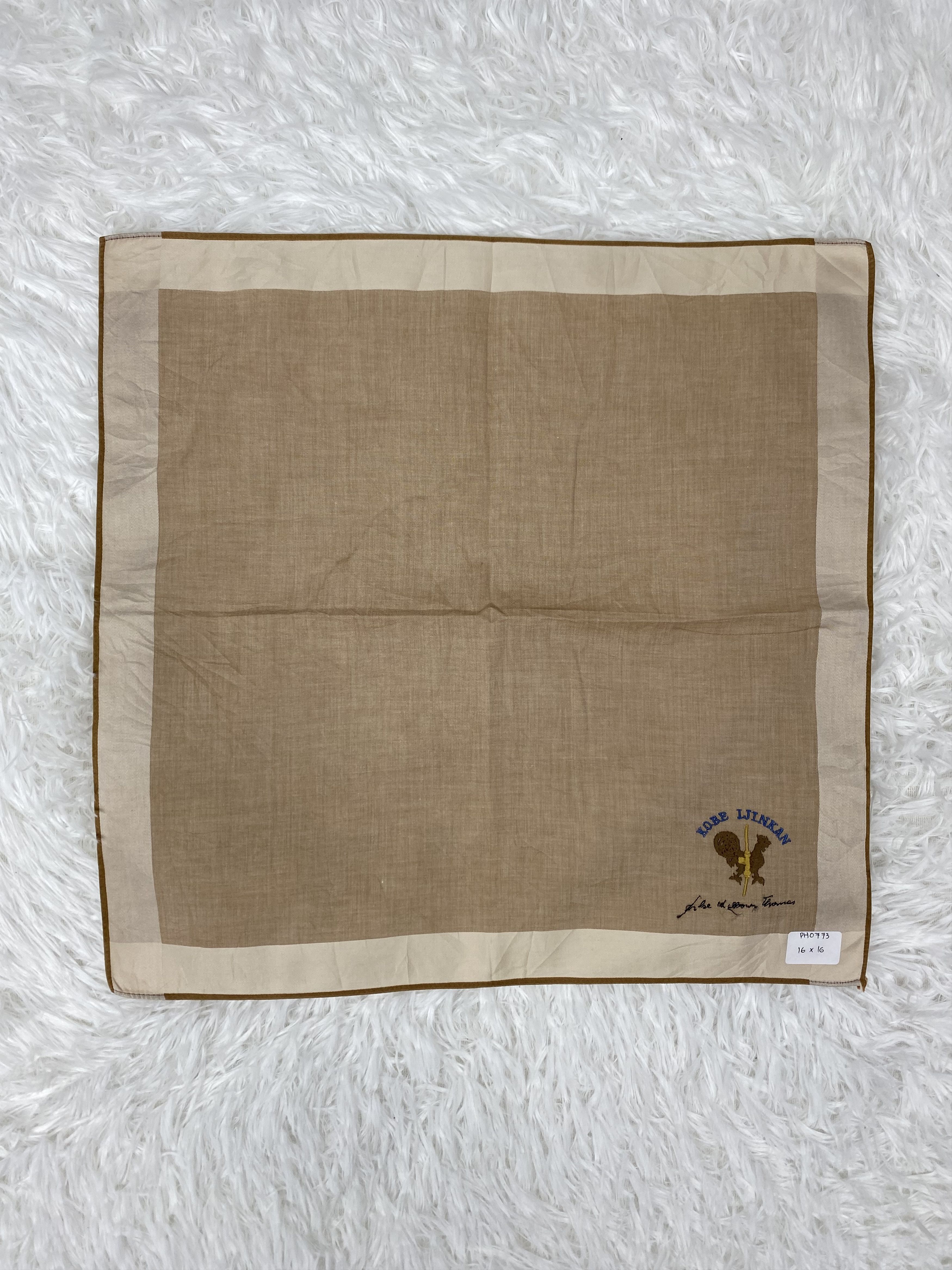 Japanese Brand × Vintage Vintage Kobe Ijinkan Handkerchief Neckerchief PH0773 Size ONE SIZE - 3 Thumbnail