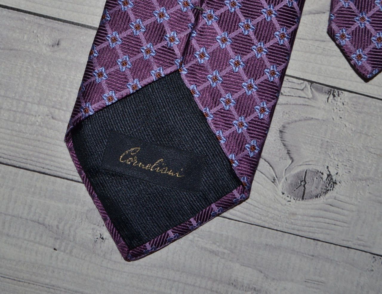 Corneliani Corneliani Lilac Silk Tie Size ONE SIZE - 5 Thumbnail