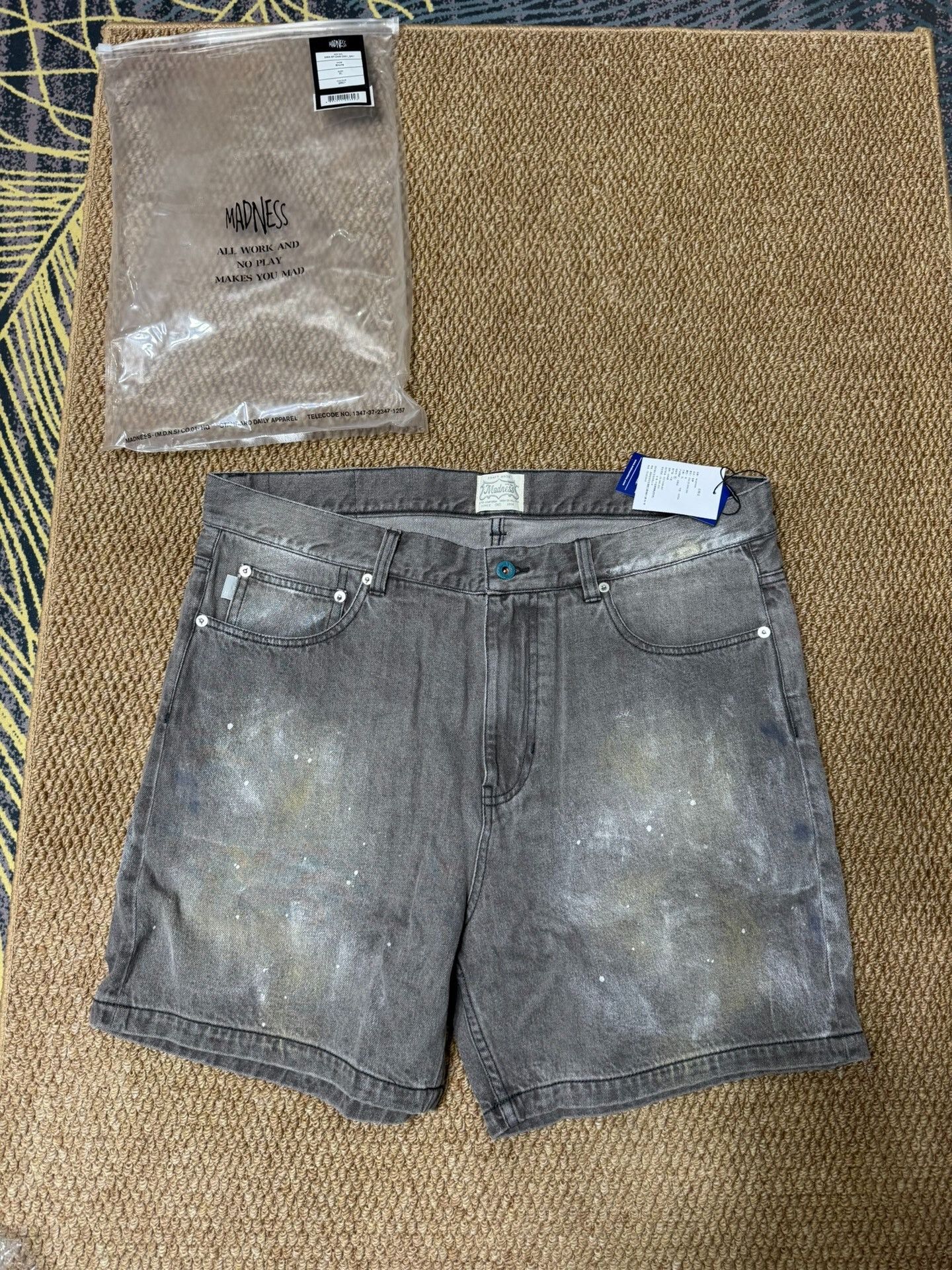 Madness MADNESS CRUSH Denim Shorts Size US 36 / EU 52 - 1 Thumbnail
