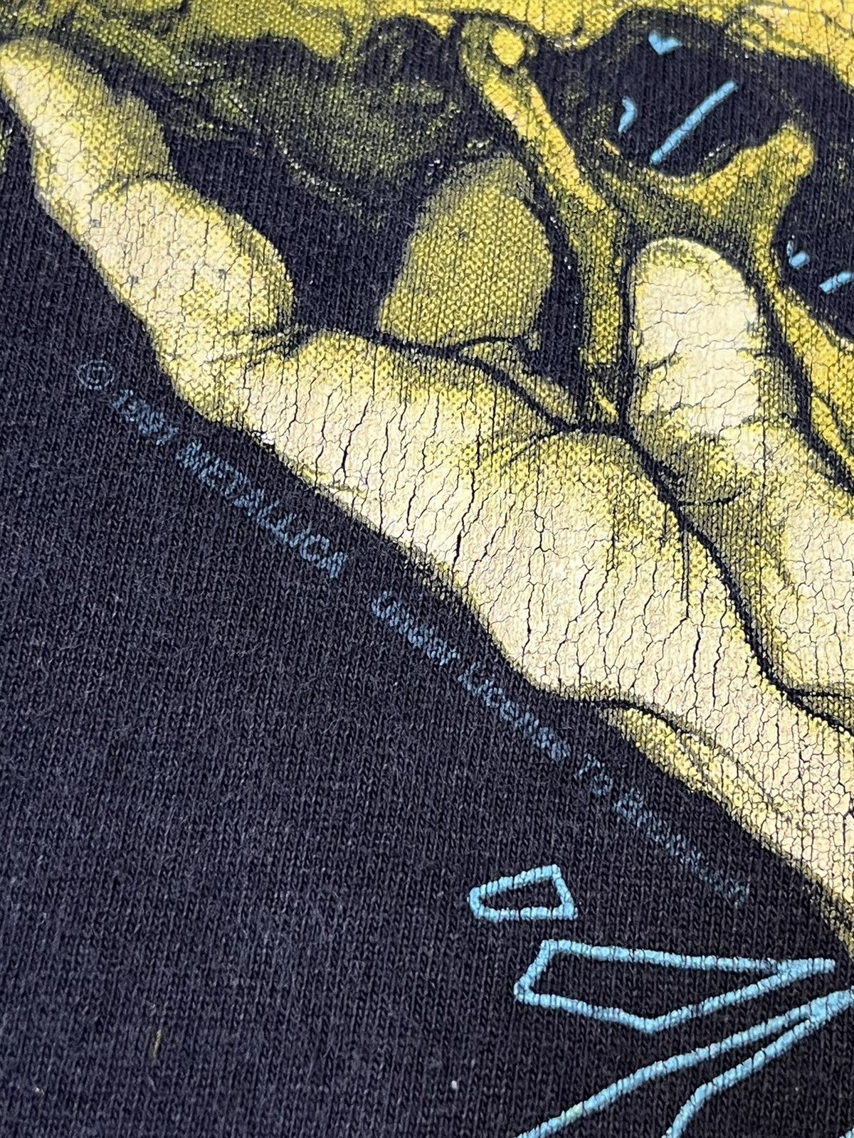 Metallica VINTAGE 90s METALLICA SAD BUT TRUE BY PUSHEAD 1991 T SHIRT Size US L / EU 52-54 / 3 - 4 Thumbnail