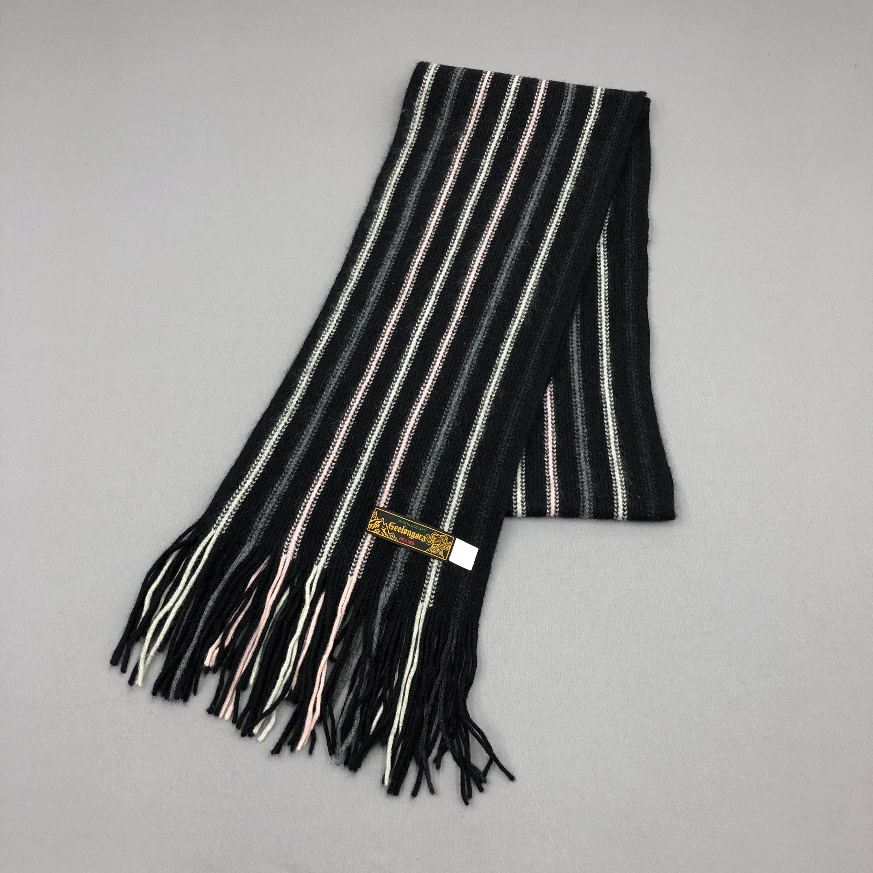 Beams Plus × Vintage Vintage Beams Scarf Muffler Wool Knit Scarves Size ONE SIZE - 3 Thumbnail