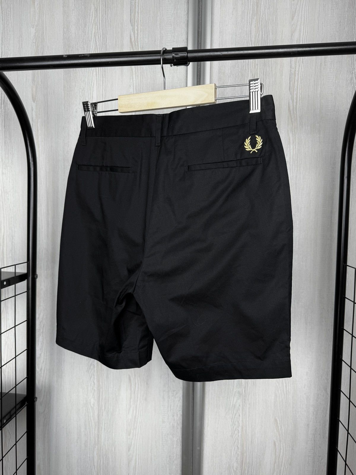 Fred Perry Fred Perry Classic Twill Short Black Size US 28 / EU 44 - 6 Thumbnail