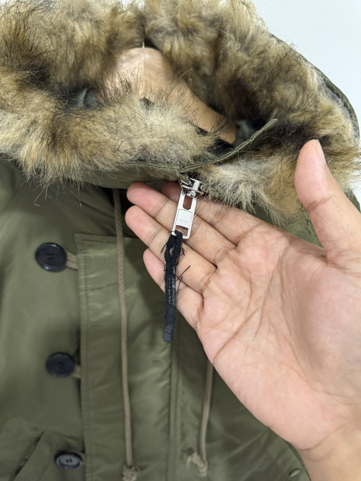 Le Grande Bleu (L.G.B.) Y2K Jeanasis Split Zipper Hoodie Military Jacket LGB Style Size US M / EU 48-50 / 2 - 5 Thumbnail