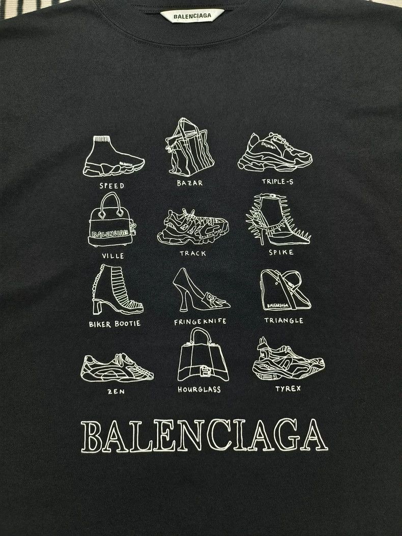 Balenciaga Balenciaga Men's shoes and bags logo full of letters logo b Size US XS / EU 42 / 0 - 3 Thumbnail