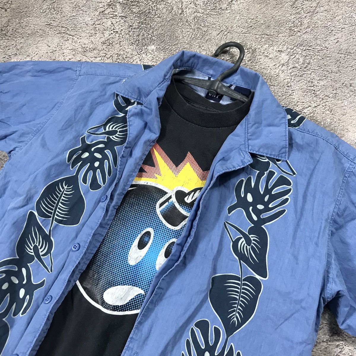 Vintage Vintage Y2K Oversized Hawaiian Print Button Up Shirt Streetw Size US L / EU 52-54 / 3 - 3 Thumbnail