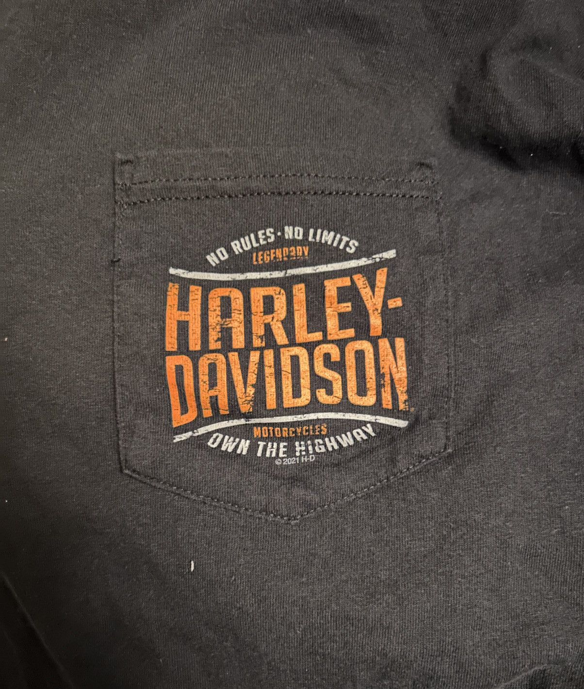 Harley Davidson Vintage Harley Davidson Long Sleeve Size US XL / EU 56 / 4 - 4 Thumbnail