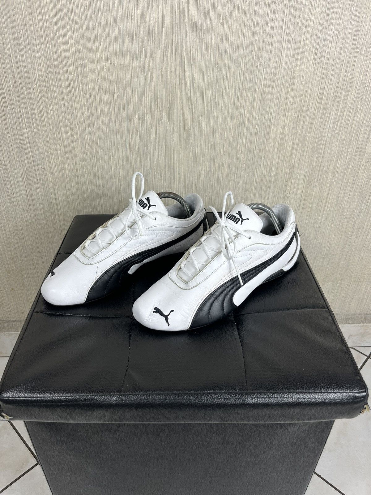 Puma × Vintage Vintage Puma leather y2k speed cat shoes low sneakers racing Size US 9.5 / EU 42-43 - 2 Thumbnail
