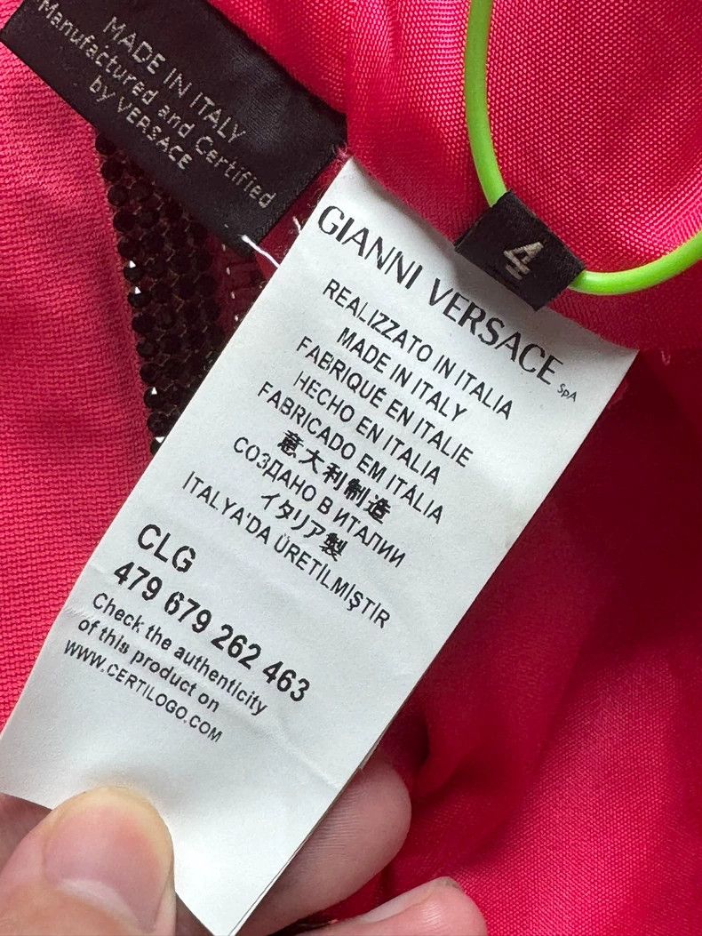 Versace Versace Watermelon red dress Size S / US 4 / IT 40 - 3 Thumbnail