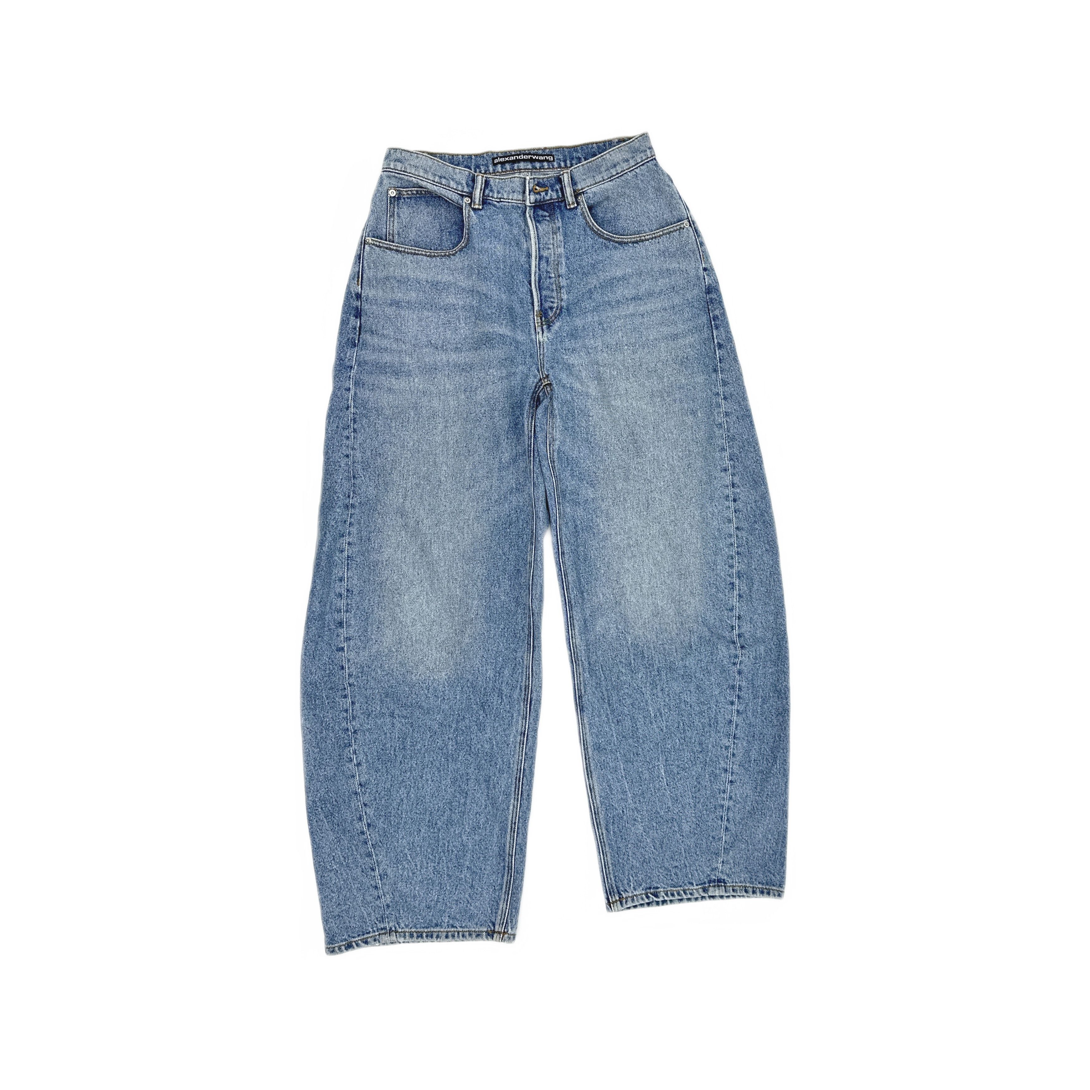 Alexander Wang Alexander Wang Script Logo Jeans Size 27 Size US 27 - 1 Thumbnail