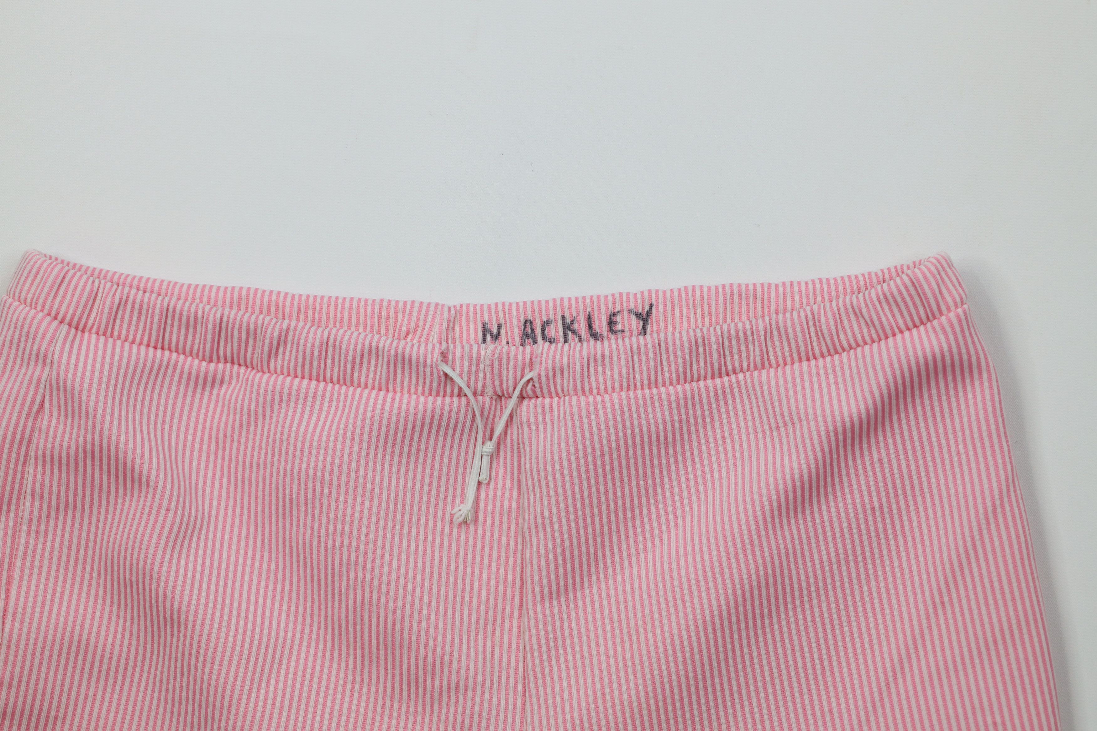 Vintage Vinage 60s 70s Streetwear Knit Above Knee Shorts Pink USA Size US 34 / EU 50 - 2 Thumbnail