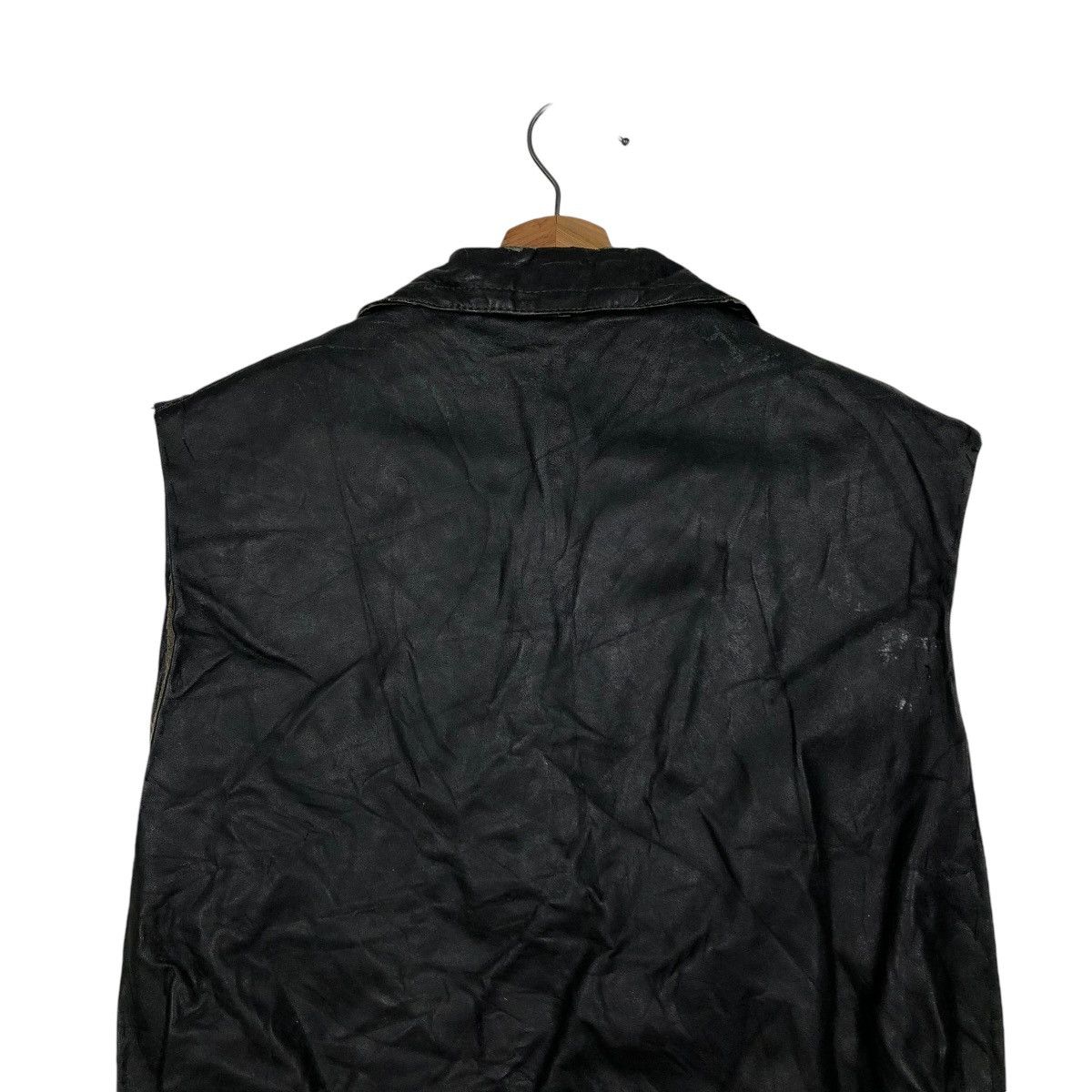 Genuine Leather 🔥VINTAGE 60’s BIKER VEST GENUINE LEATHER ZIMMERSPITZ WORKER Size US M / EU 48-50 / 2 - 11 Thumbnail