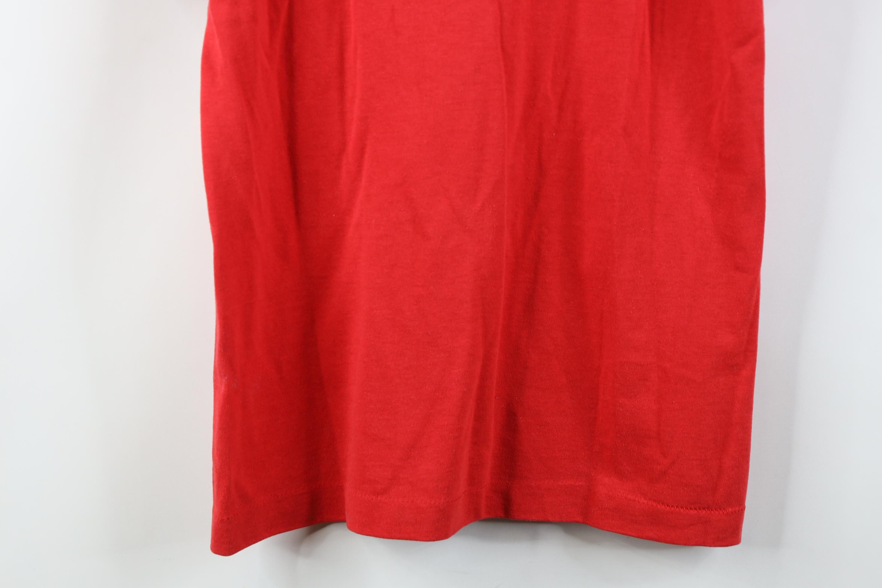 Vintage Vintage 80s 90s Streetwear Short Sleeve T-Shirt Red USA Size US M / EU 48-50 / 2 - 12 Thumbnail
