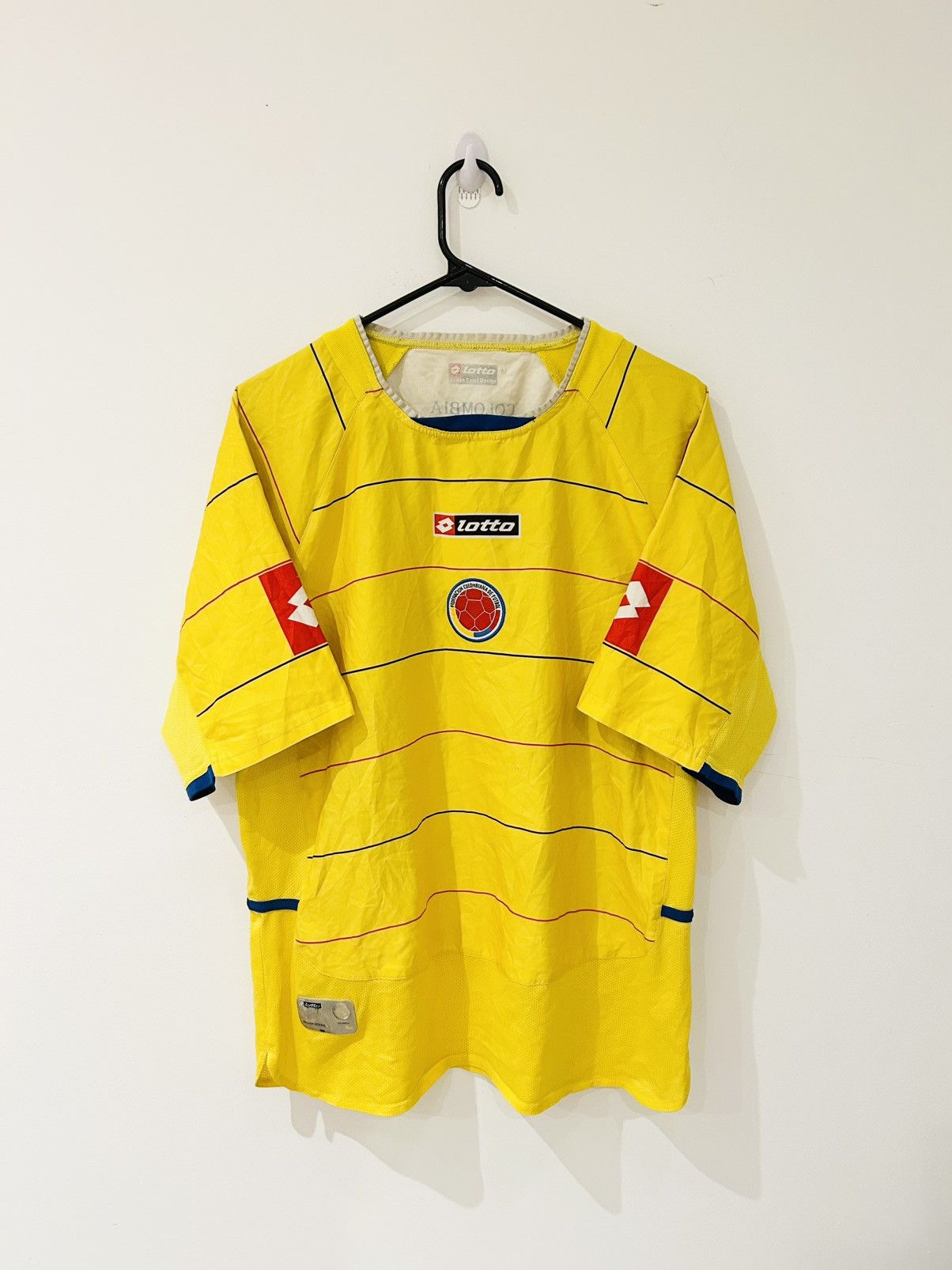 Lotto Sport Colombia 2004 home jersey Size US M / EU 48-50 / 2 - 1 Thumbnail