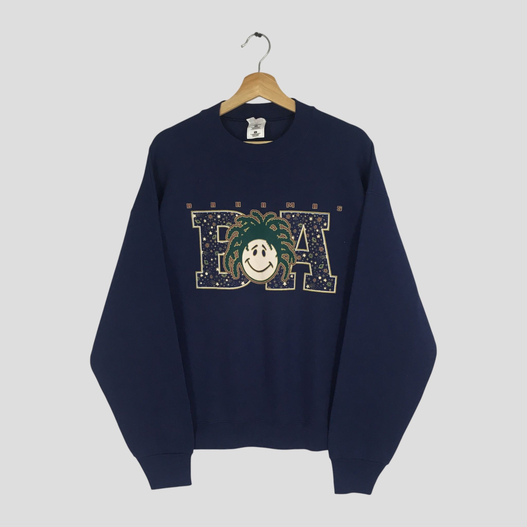Tommy Bahama Vintage 90's Bahamas Blue Sweatshirt Large- 408 Size US L / EU 52-54 / 3 - 1 Thumbnail