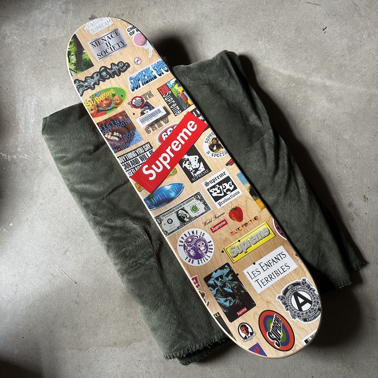 Supreme Stickers Skateboard Deck