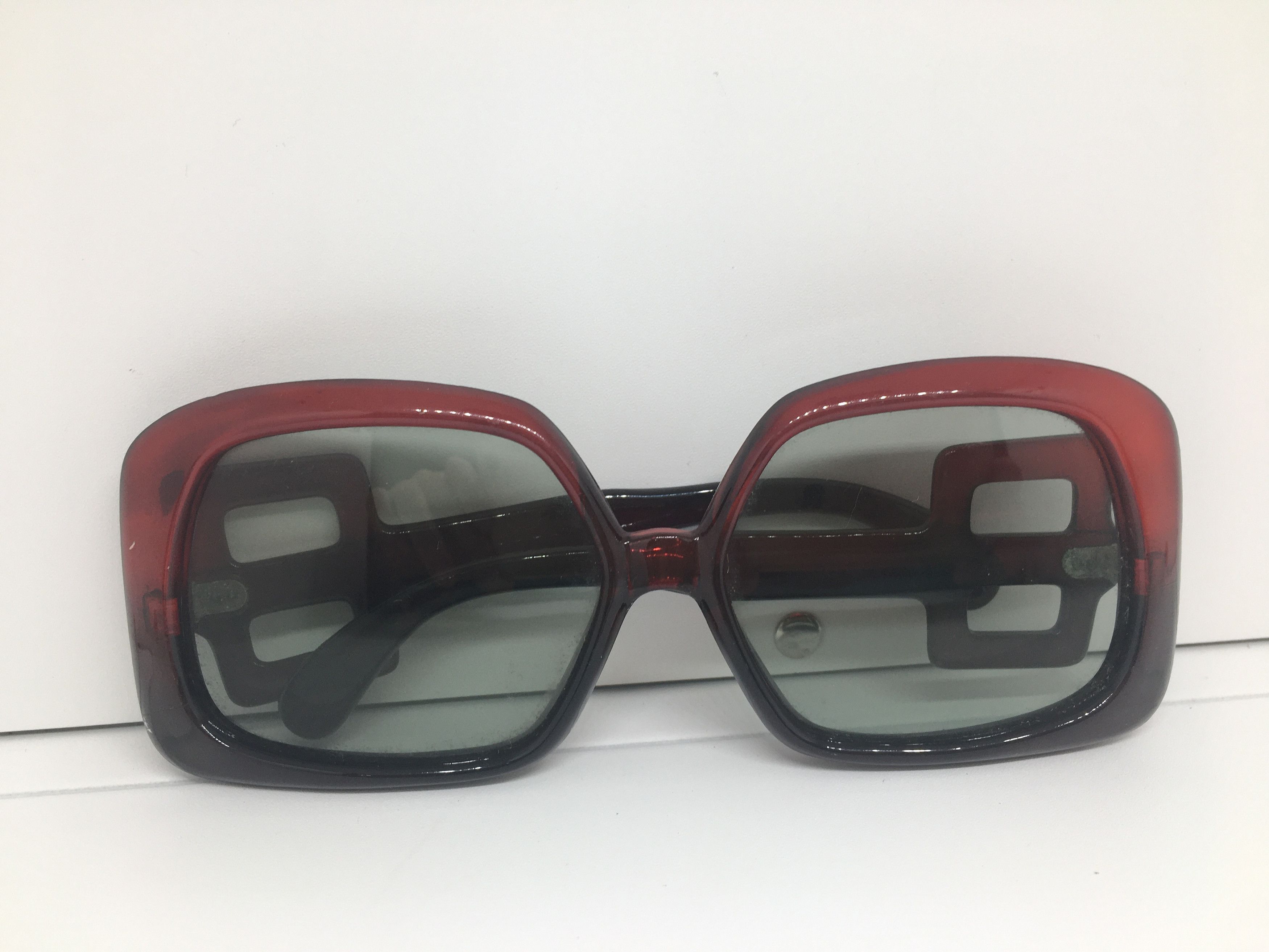 Vintage Vintage Diva Handmade Sunglasses Frame Glass Lens Size ONE SIZE - 9 Thumbnail