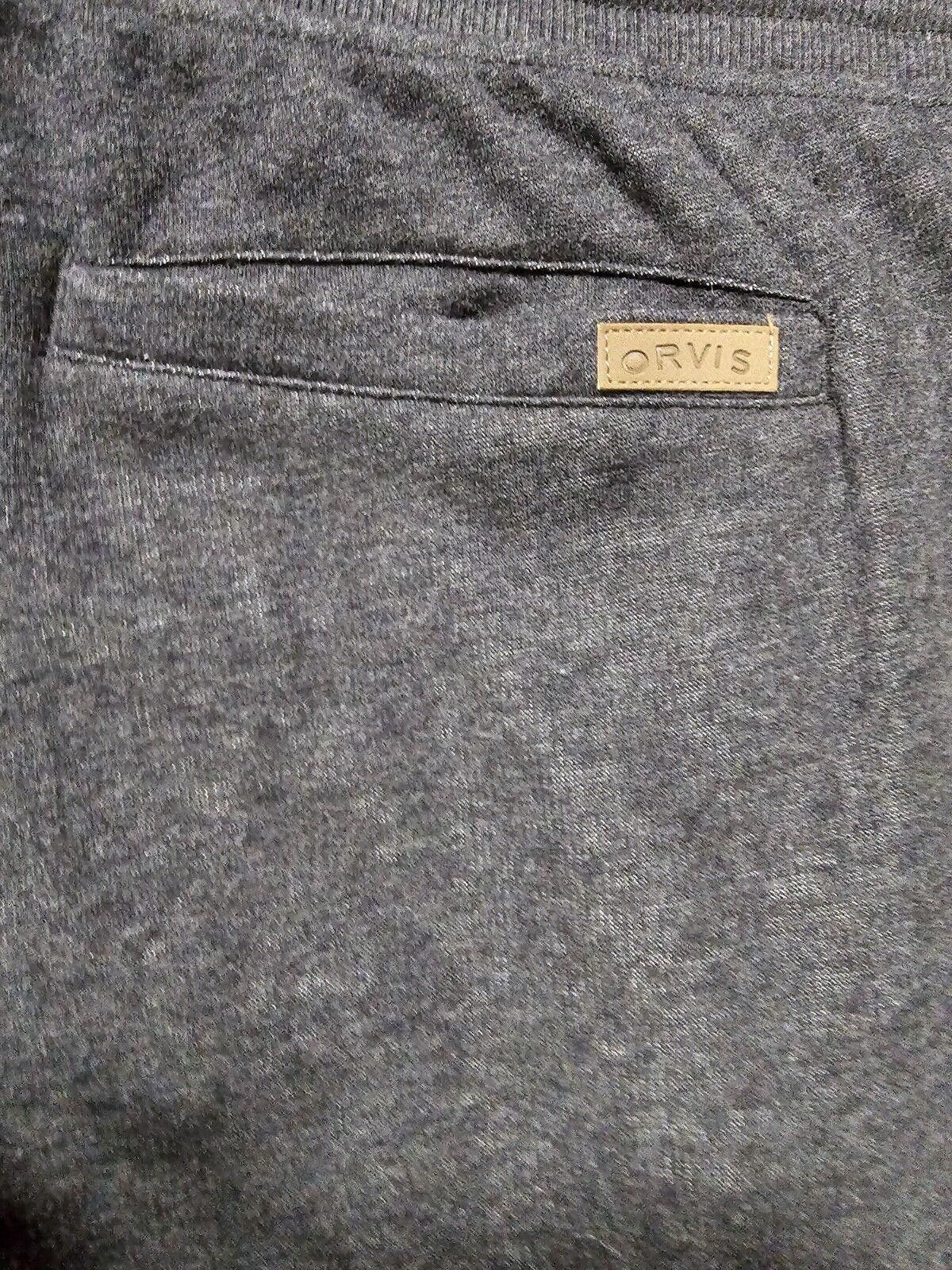 Orvis Orvis Men's Jogger Drawstring Sweatpants Gray XXL Pocket Size US 40 / EU 56 - 8 Thumbnail