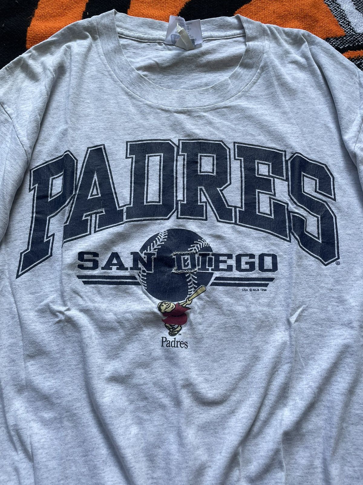 CSA × MLB Vintage MLB Padres San Francisco 1998 Grey T-shirt Size US XL / EU 56 / 4 - 2 Thumbnail