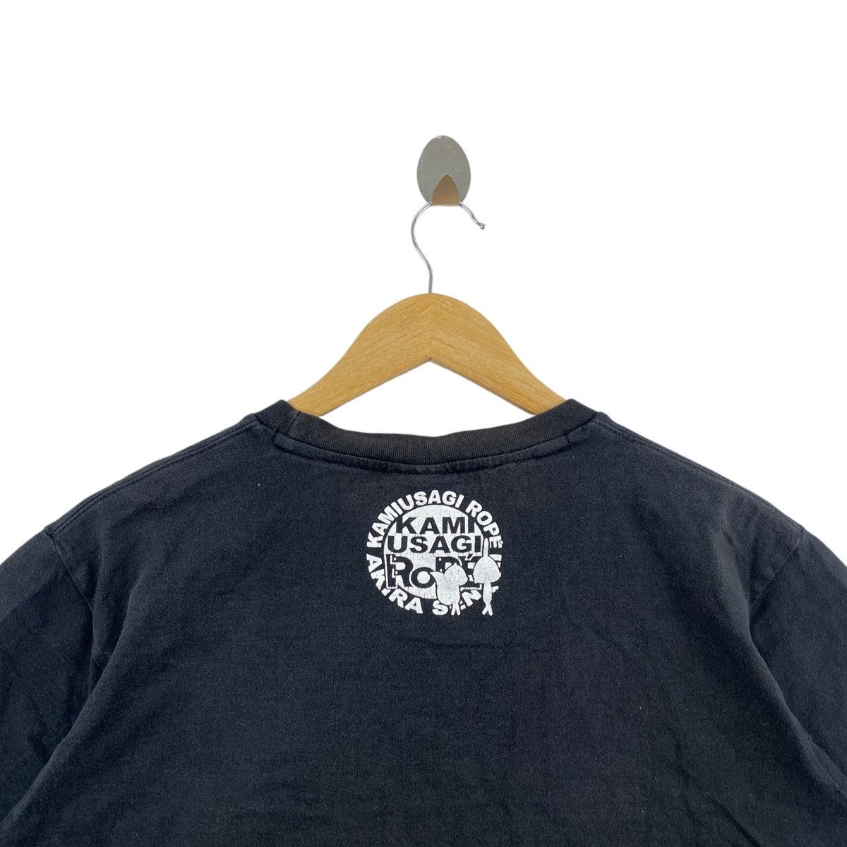 Japanese Brand KAMI USAGI ROPÉ Japanese Brand Character Print Black Short Size US L / EU 52-54 / 3 - 4 Thumbnail