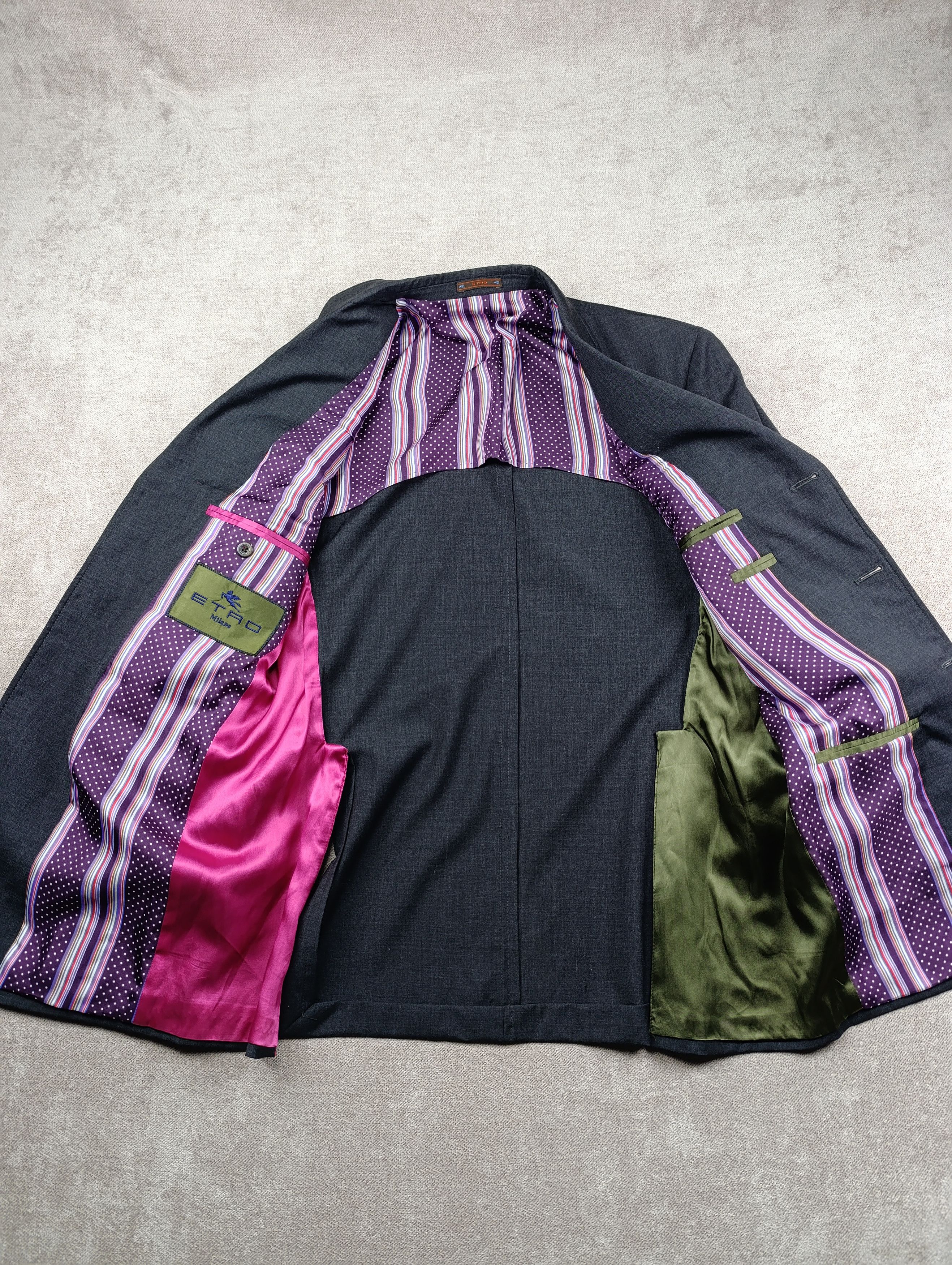Etro Etro Mens Wool Blazer Jacket Size 50R Size 50R - 2 Thumbnail