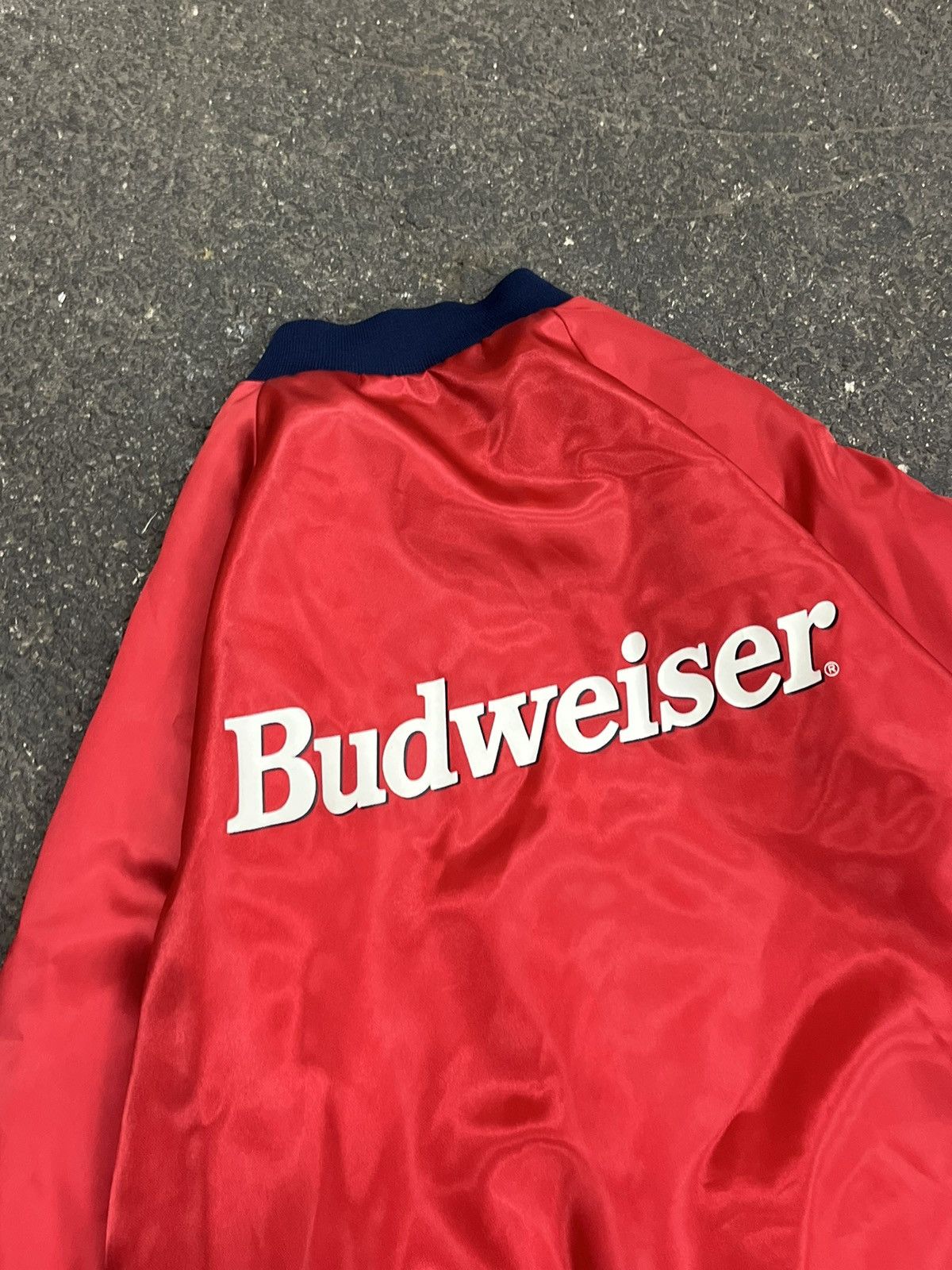 Vintage Budweiser beer vintage satin jacket rare 90s hype streetwear Size US L / EU 52-54 / 3 - 3 Thumbnail