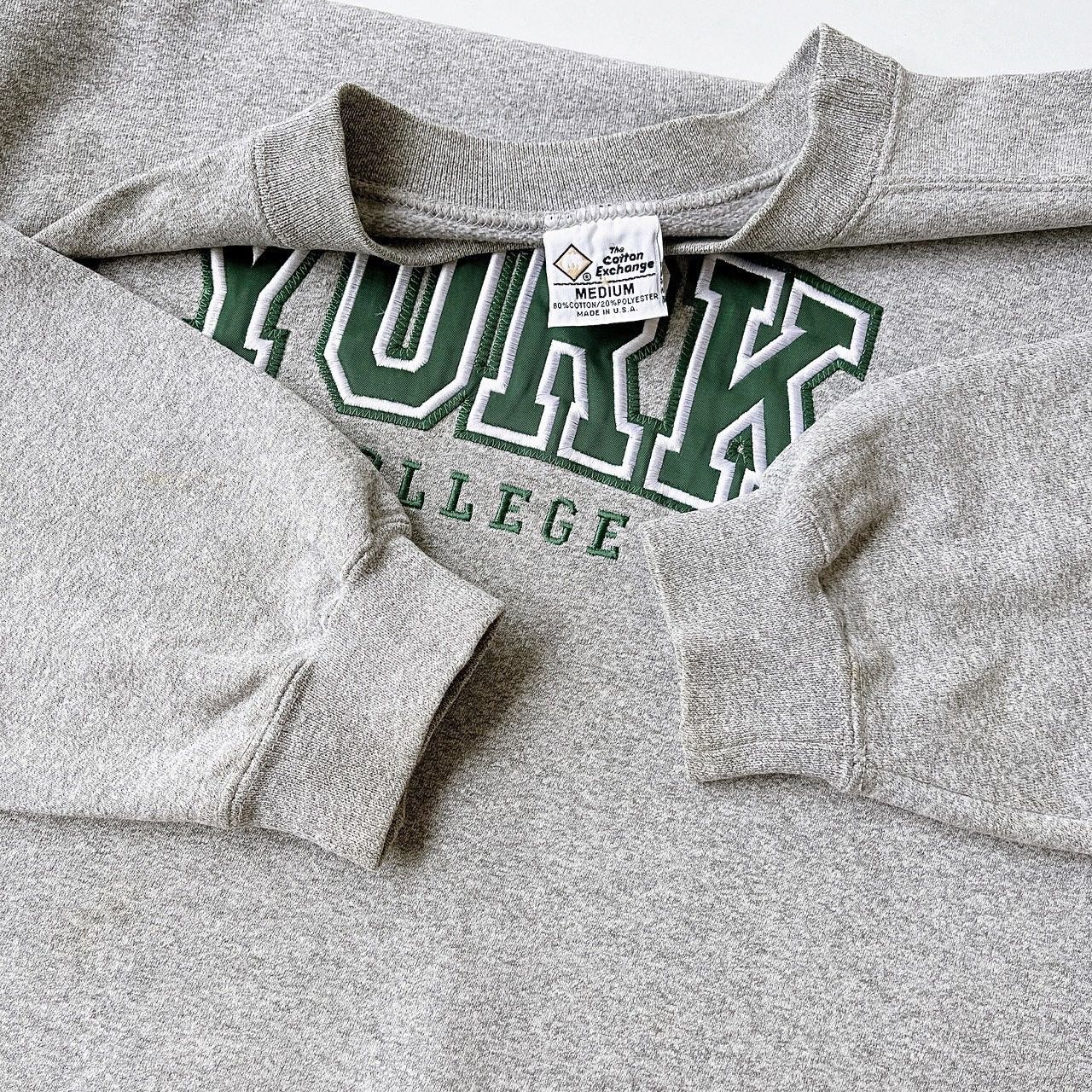 Vintage 90s York College crewneck sweatshirt/ M Size US M / EU 48-50 / 2 - 9 Thumbnail