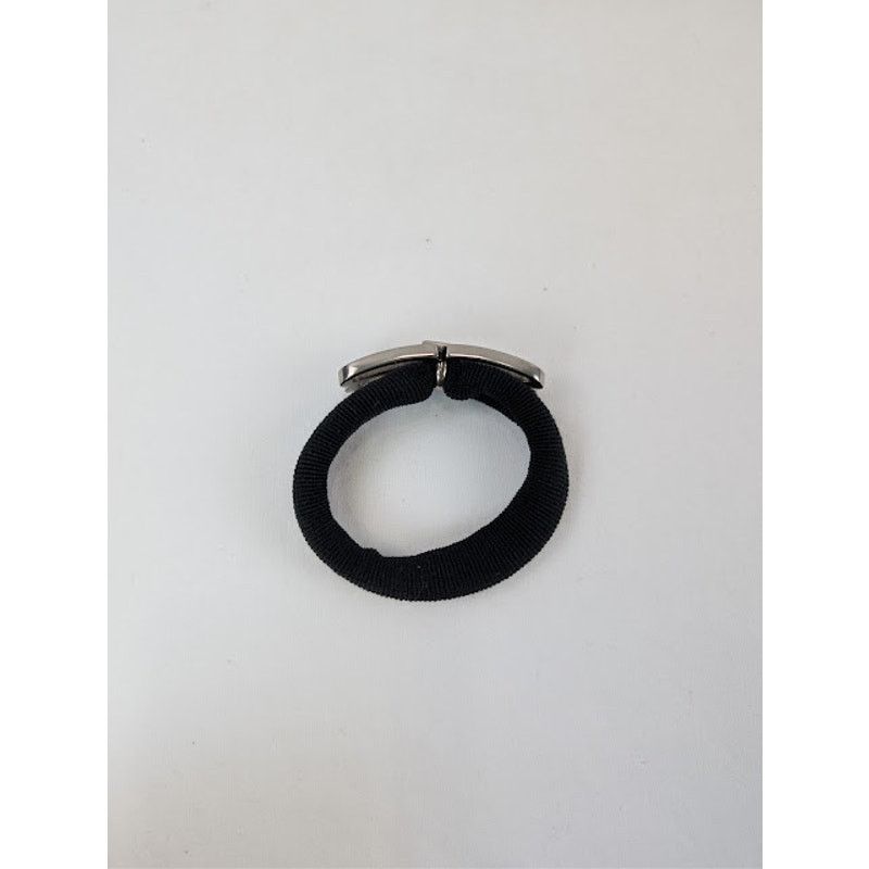 Balenciaga o1rshd1 Q:2 / Size: OS / BB Icon Hair Tie in Black Size ONE SIZE - 6 Thumbnail