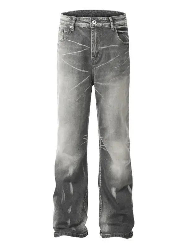 Japanese Brand × Jean Baggy Gray Denim Jeans Size US 34 / EU 50 - 2 Thumbnail