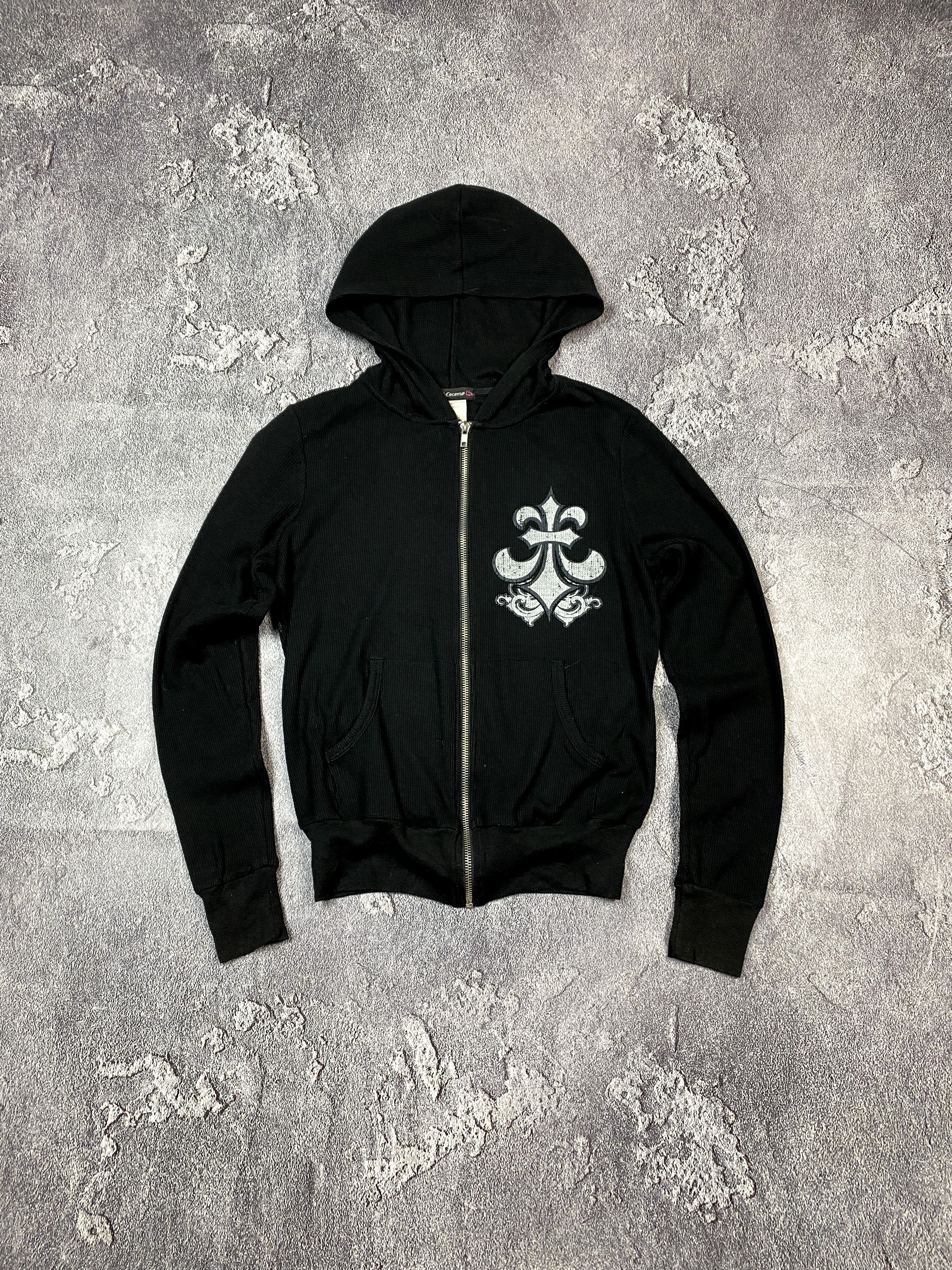 20471120 × Beauty Beast × If Six Was Nine Y2K Gothic If Six Was Nine Woman Light Zip Hoodie Streetwear Size S / US 4 / IT 40 - 2 Thumbnail