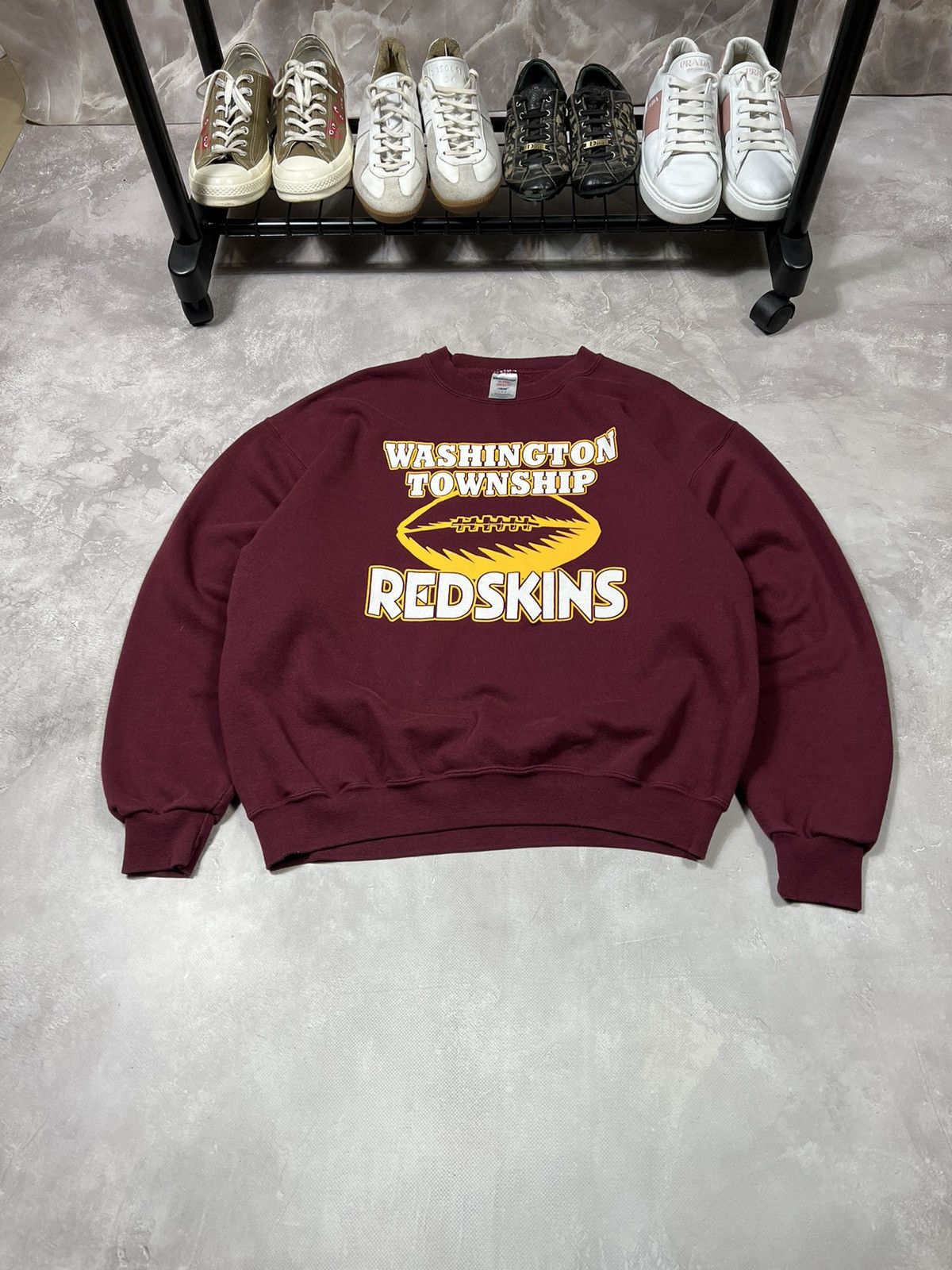 Vintage Vintage Redskins Baggy Sweatshirt Size US L / EU 52-54 / 3 - 2 Thumbnail