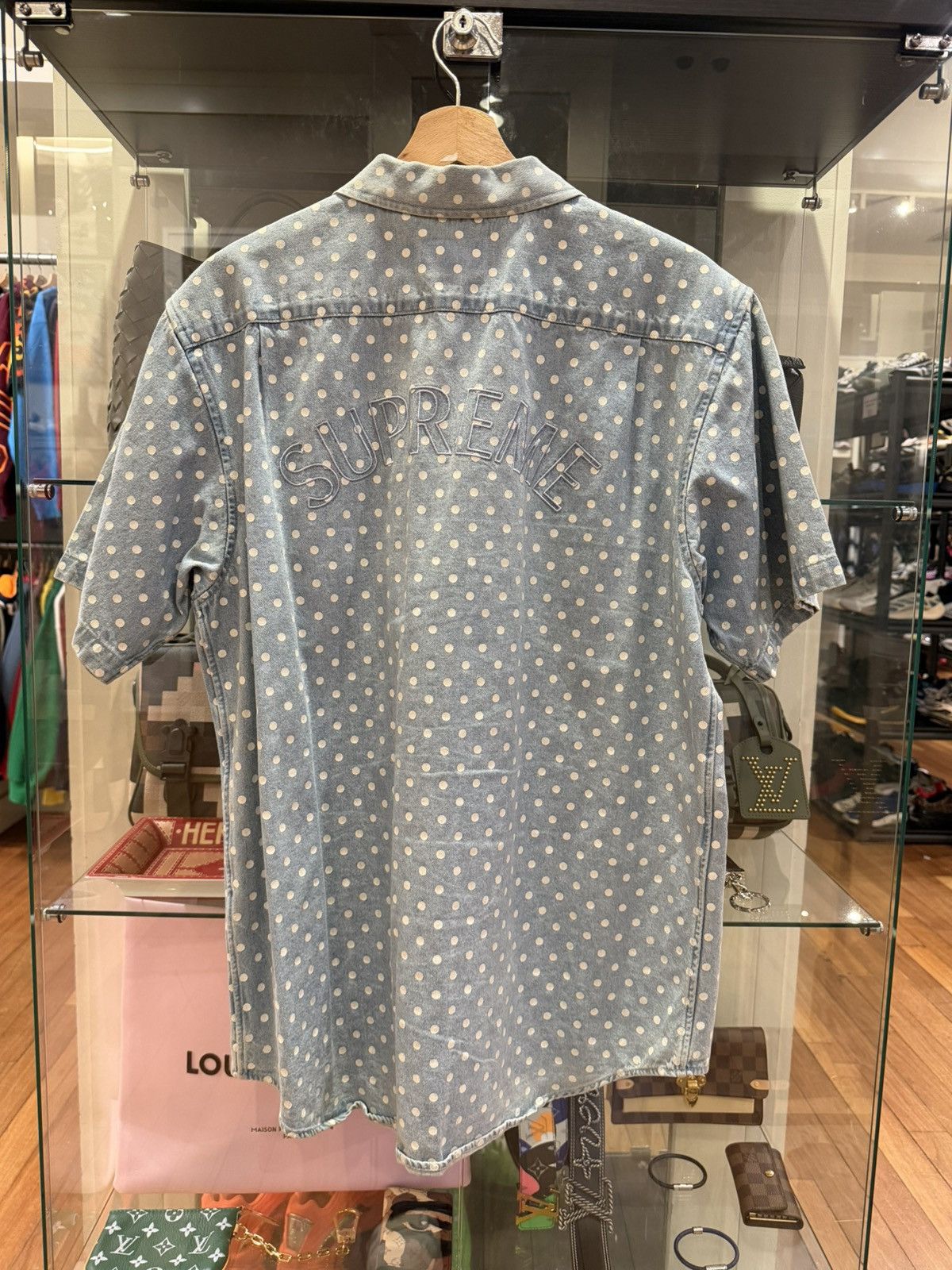Supreme Supreme Polka Dot Denim Button Up Size US L / EU 52-54 / 3 - 2 Thumbnail