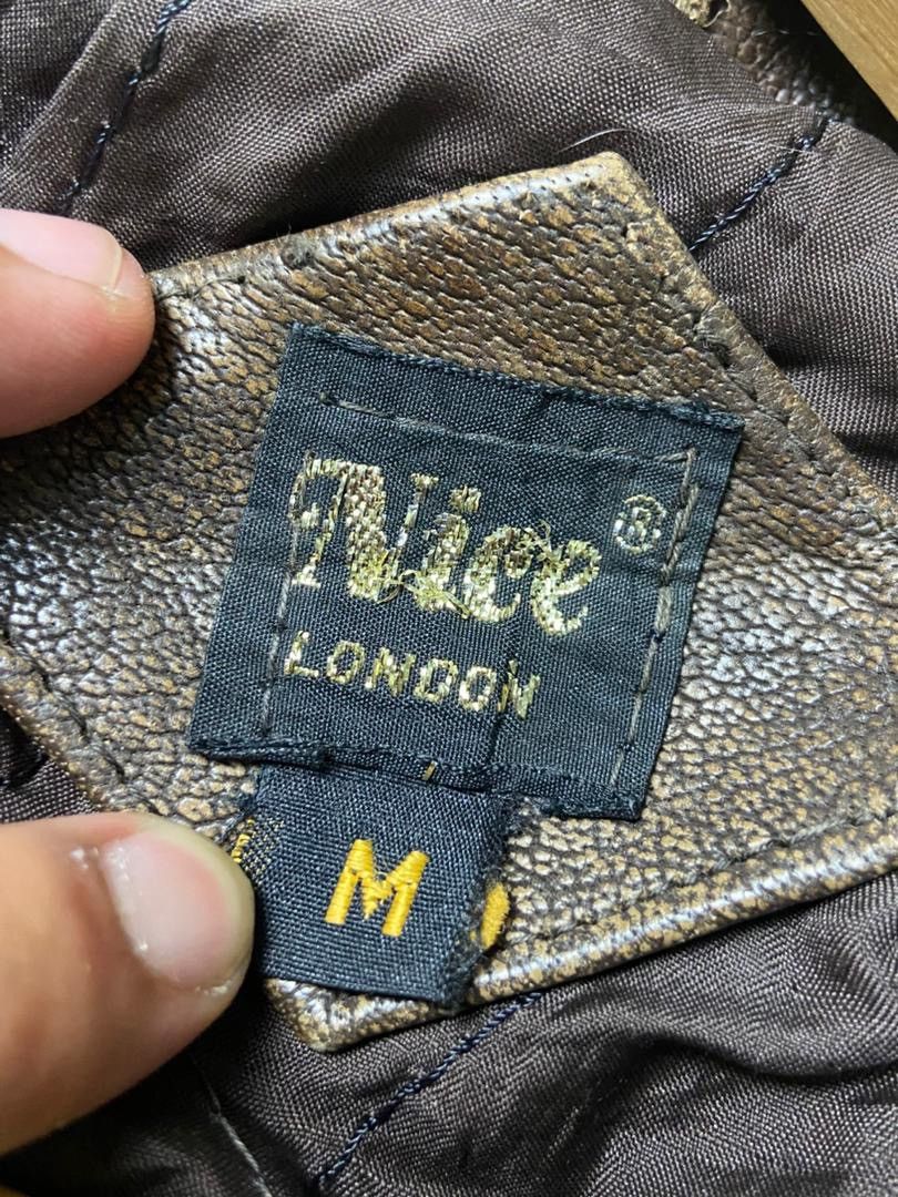 Japanese Brand Nice London Brand Leather Fringed Cowboy Jacket (191) Size US M / EU 48-50 / 2 - 3 Thumbnail