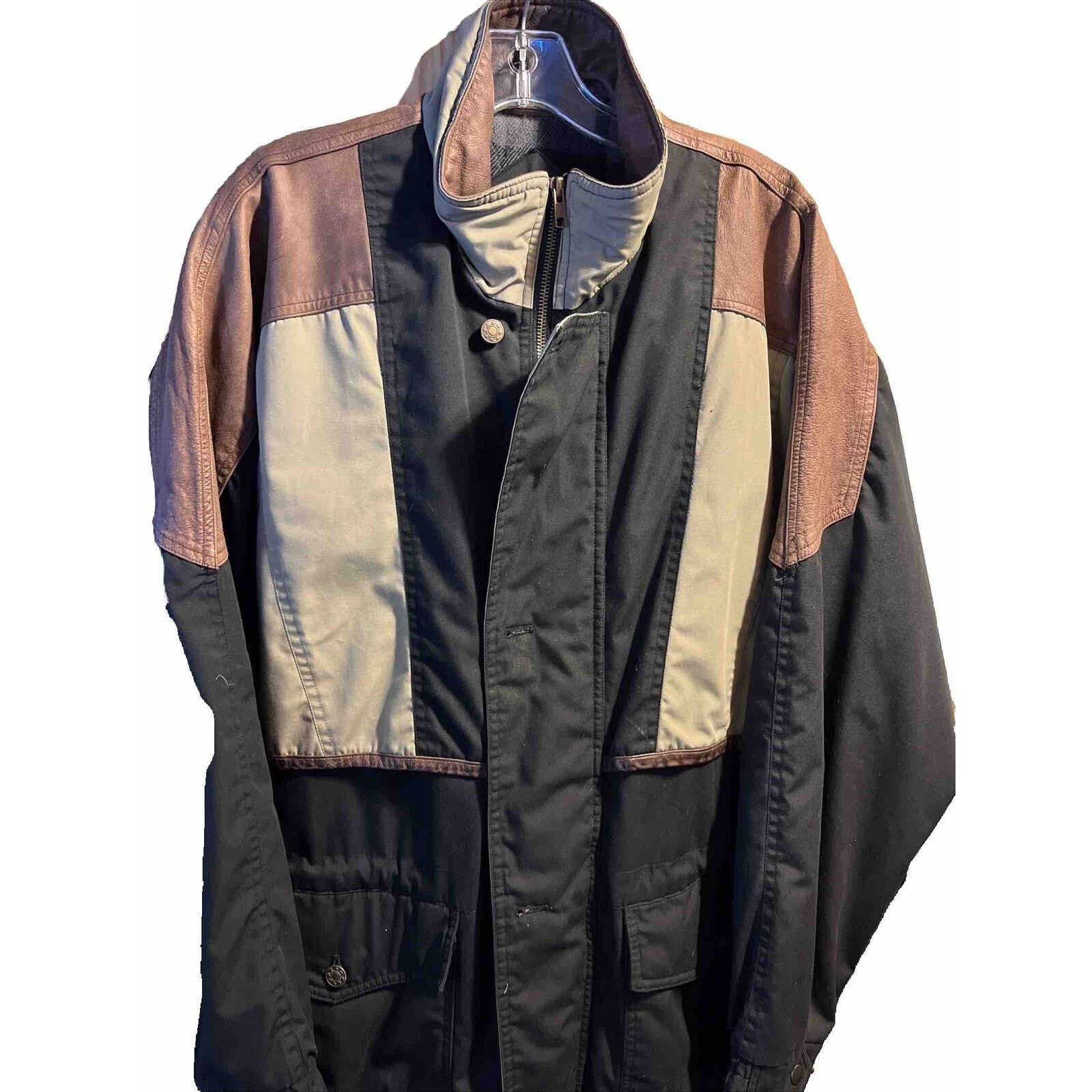 Roper Range Gear Men's Size Large Black Flannel Lined Coat