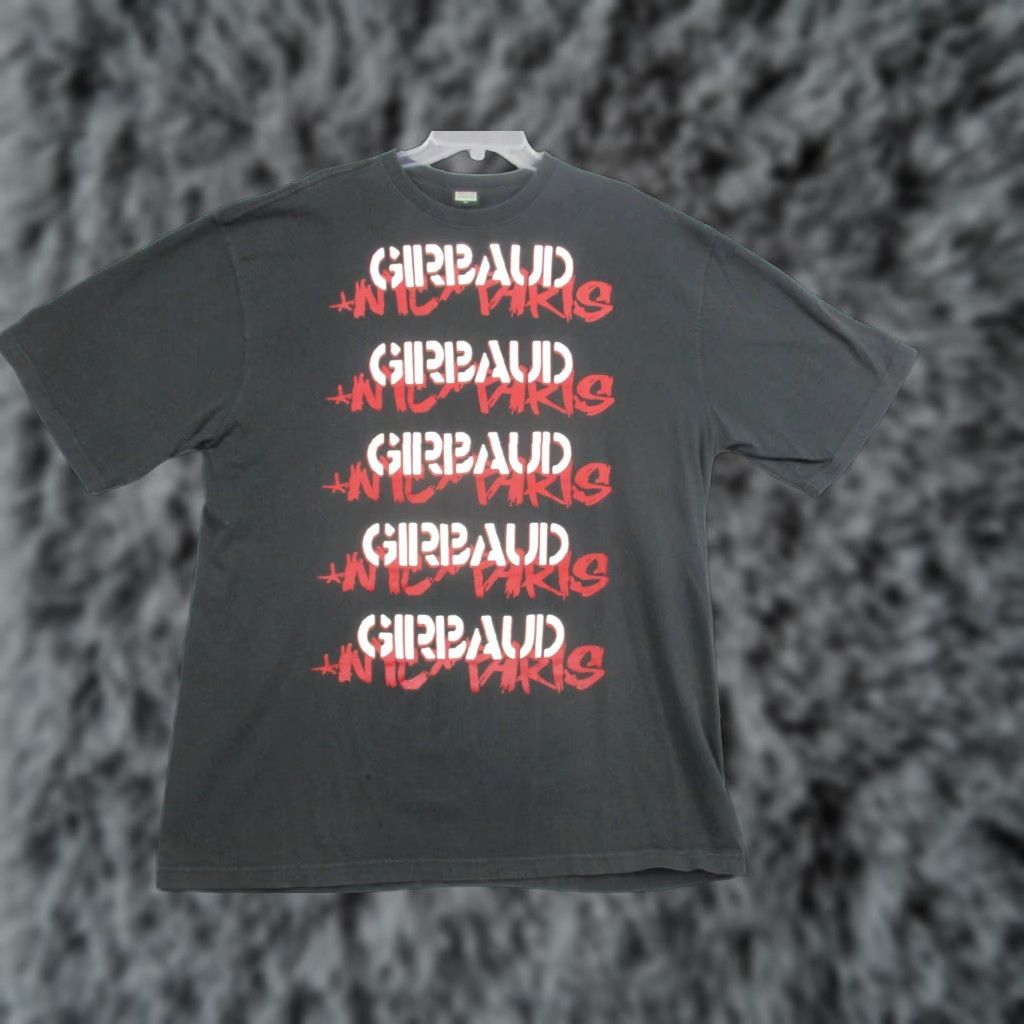 Vintage VINTAGE Marithe + Francois Girbaud Shirt Mens 2XL Black Graphic Print Paris Girbaud Crew Neck Short Sleeve Streetwear Mens Size US XXL / EU 58 / 5 - 1 Thumbnail