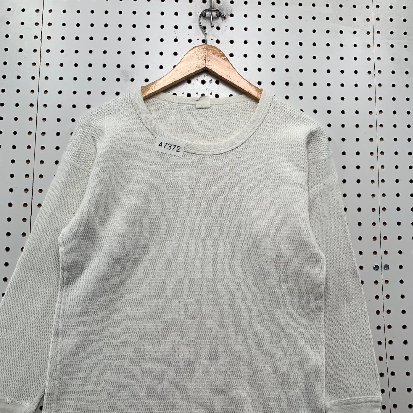 Vintage Wright's Thermal Shirt Mens M White Long Sleeve USA VINTAGE Size US M / EU 48-50 / 2 - 4 Thumbnail