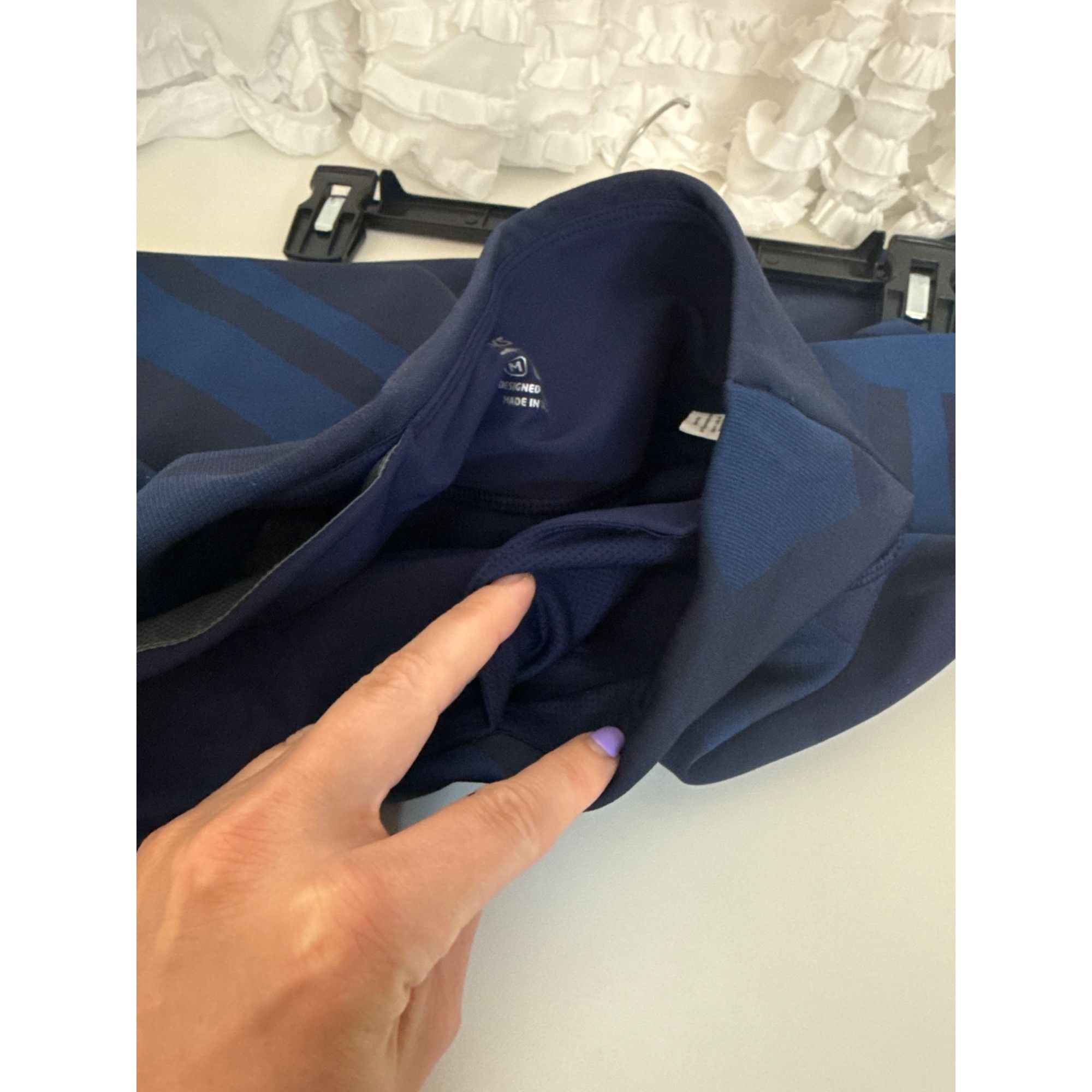 Brooks Brooks Formation Medium Blue Geometric Athletic Running Legg Size 27" / US 4 / IT 40 - 8 Thumbnail