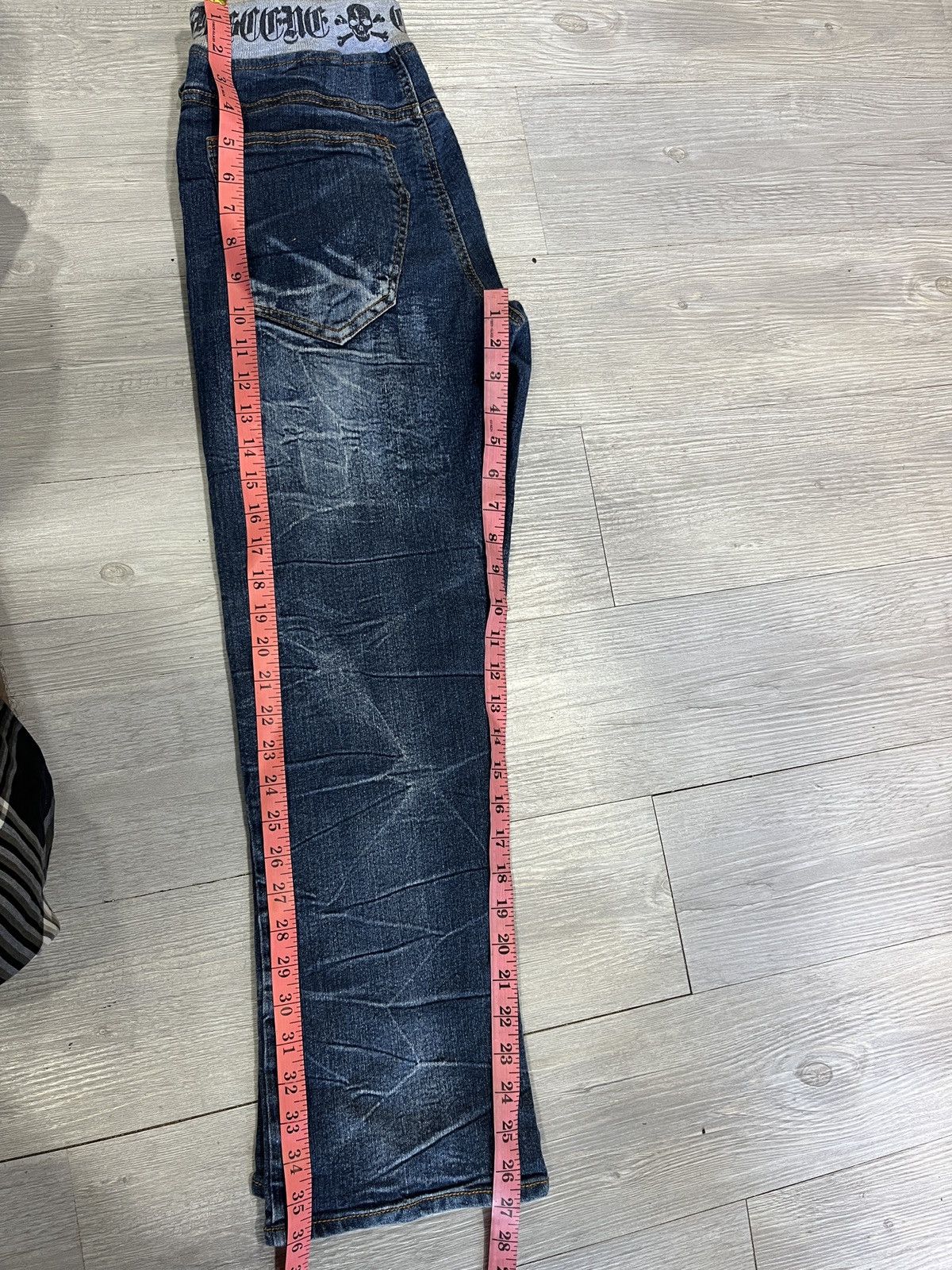 Hysteric Glamour Vintage Skeleton RARE Skull Denim Size US 28 / EU 44 - 9 Thumbnail