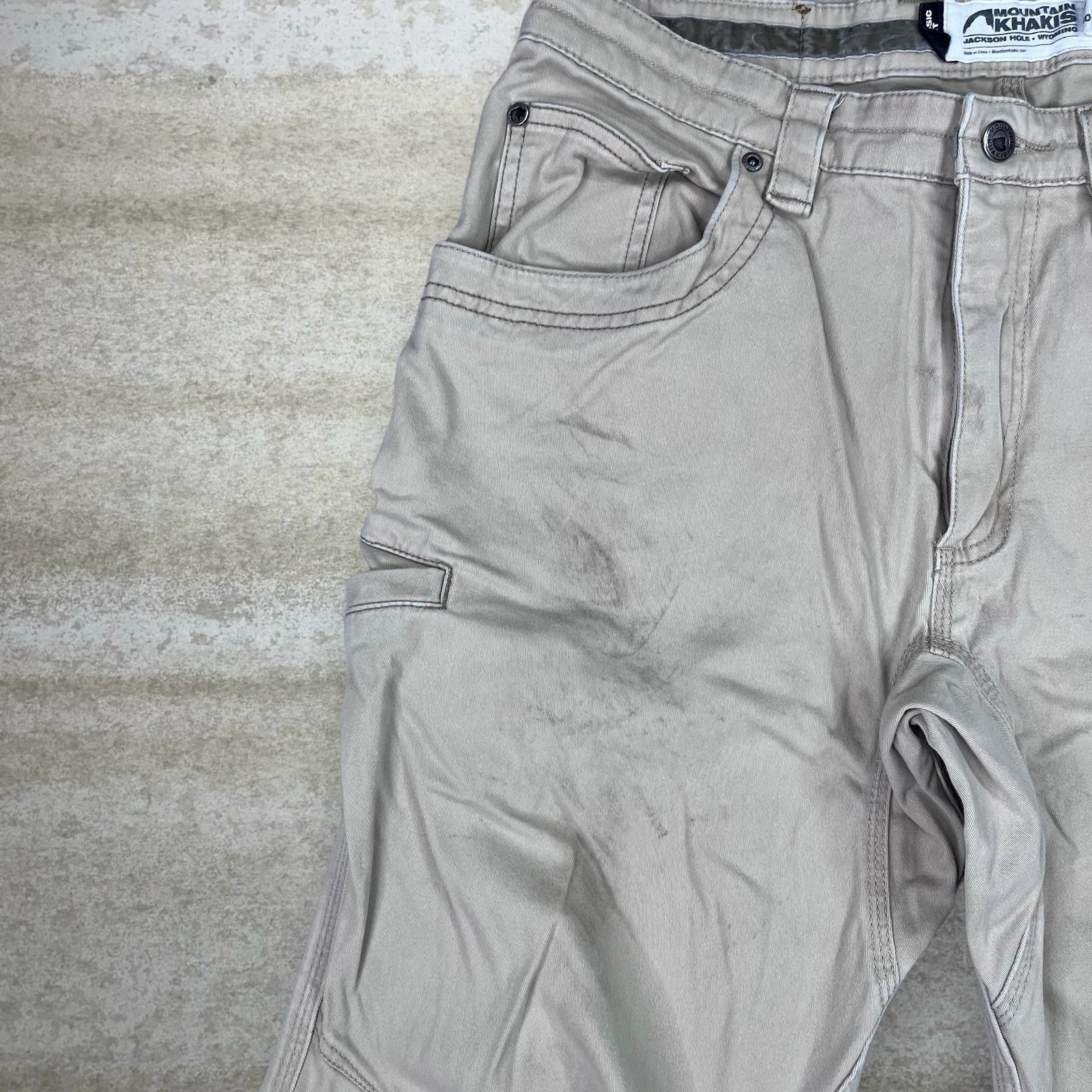 Mountain Khakis Vintage Y2K Mountain Khakis Pants 34x30 Regular Straight Tan Size US 34 / EU 50 - 5 Thumbnail