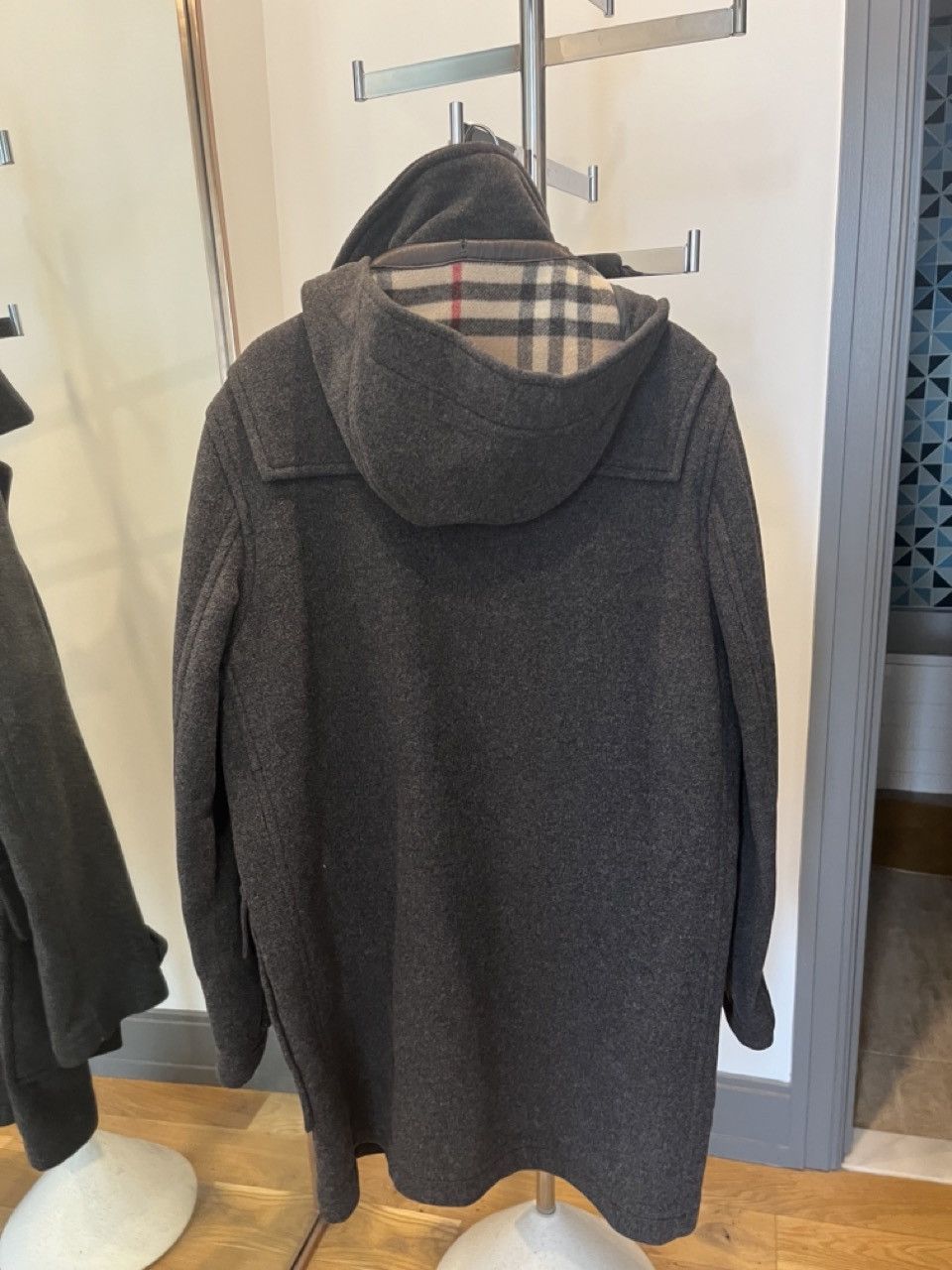 Burberry Burberry Wool Duffle Coat Size US XL / EU 56 / 4 - 3 Thumbnail