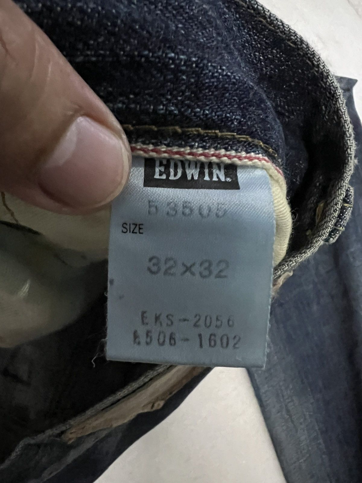 Edwin × If Six Was Nine 💥Baggy💥Vintage Edwin 505 Distressed Selvedge Jean Size US 32 / EU 48 - 21 Thumbnail