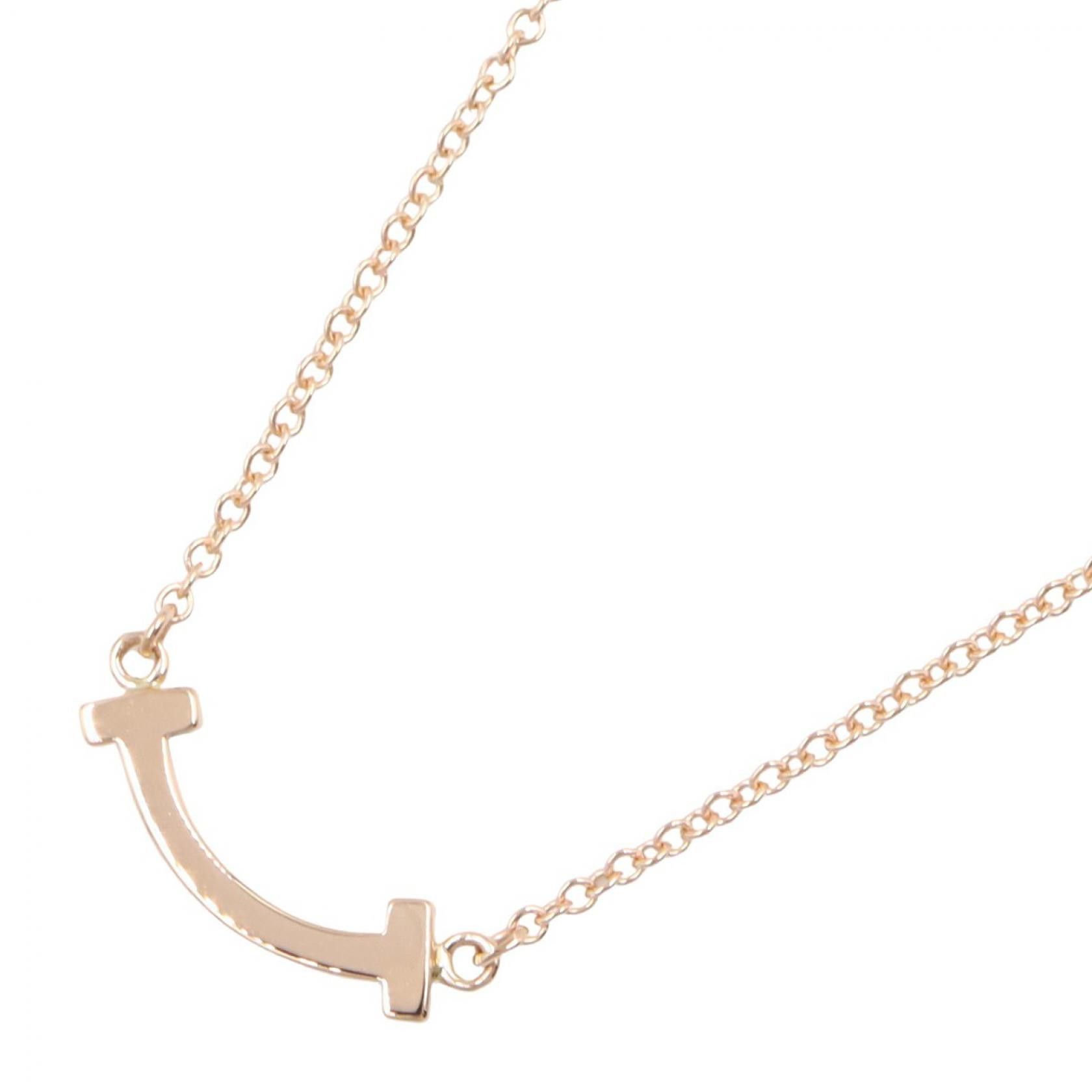 Tiffany & Co. Tiffany & Co. Tiffany & Co. T Smile Mini Au750 Necklace Precious Metal Necklace DUTY FREE for USA Size ONE SIZE - 1 Thumbnail