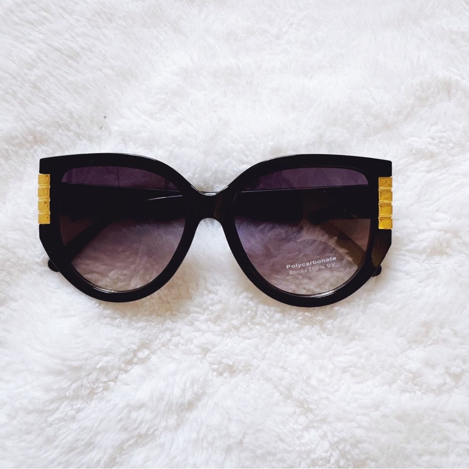 Other Rosy Black Cat Eye Oversized Sunglasses Size ONE SIZE - 1 Thumbnail