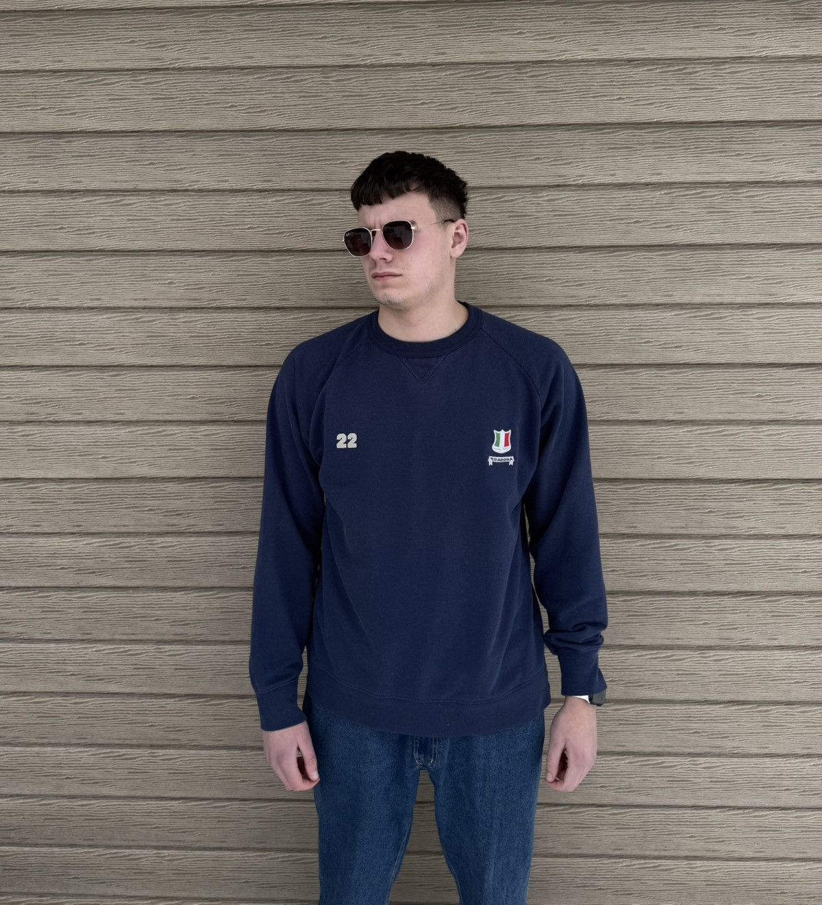 Diadora Diadora Sweatshirt Men XL Italy Logo Vintage Soccer Football Size US XL / EU 56 / 4 - 2 Thumbnail
