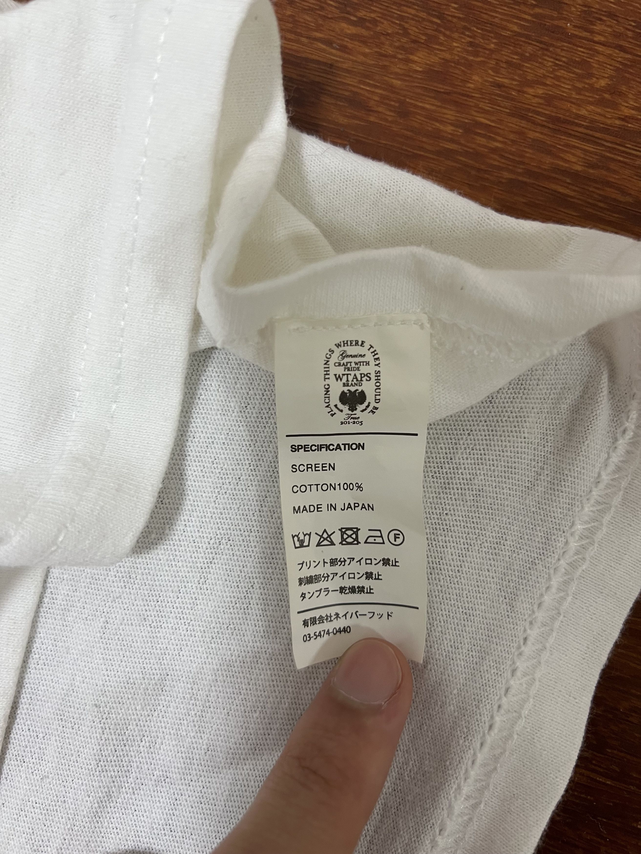 Wtaps 💚 SS16 Wtaps "Long Live Wtaps" White Tee Medium Size US M / EU 48-50 / 2 - 7 Thumbnail
