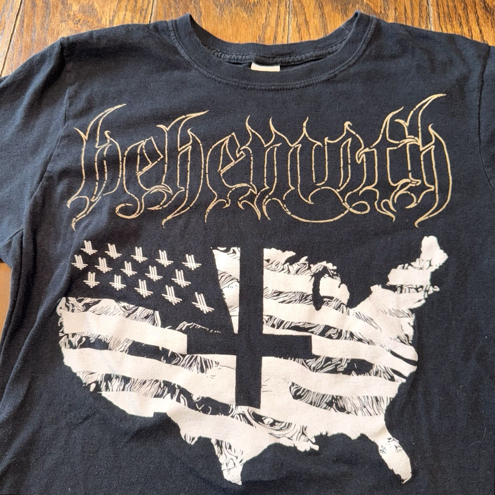 Gildan Behemoth Behemoth Ecclesia Diabolica America 2019 Tour T Shirt Black M Mens Short Sleeve Crew Neck Gildan Cotton Vintage No Size US M / EU 48-50 / 2 - 3 Thumbnail