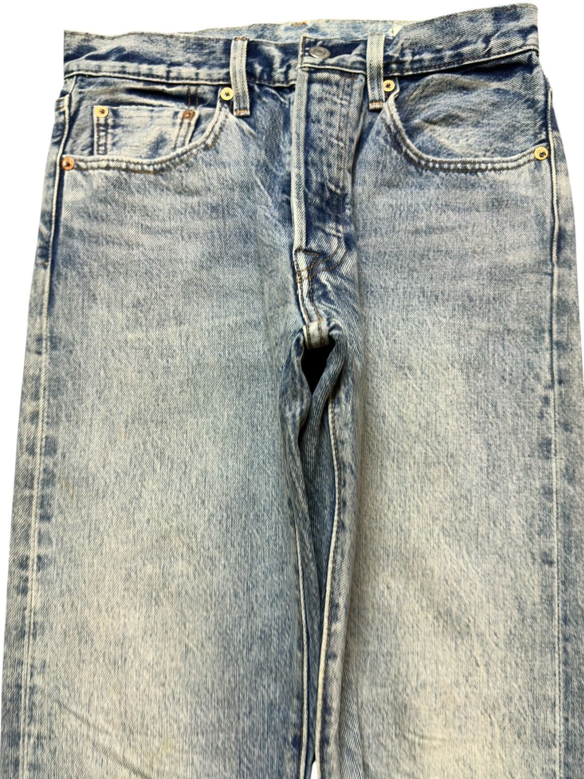 Levi's Vintage Clothing Vintage Levi’s 501 S Skinny Selvedge Faded Distressed Denjm Size US 28 / EU 44 - 2 Thumbnail