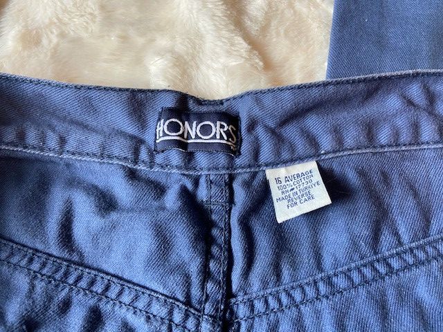 Vintage Honors 90's High-Waisted Mom blue-coloured Jeans Size 38" / US 16 / IT 52 - 9 Thumbnail