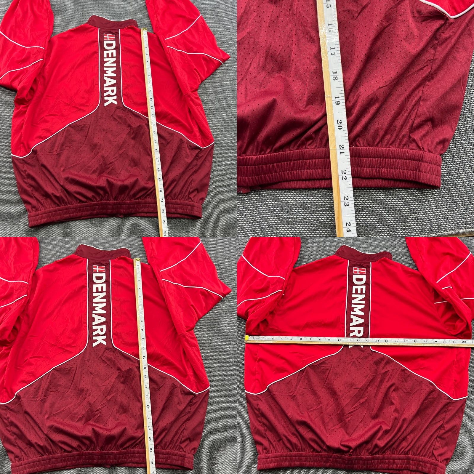 Vintage VERO MODA Denmark Paralympic Team 2024 Jacket Medium Full Zip Red Track Jacket Mens/Adult M Size US M / EU 48-50 / 2 - 8 Thumbnail