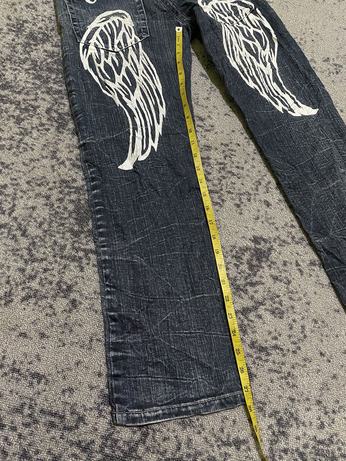 Hysteric Glamour × If Six Was Nine Y2k wings ifsixwasnine style bootcut jeans Size US 29 - 9 Thumbnail
