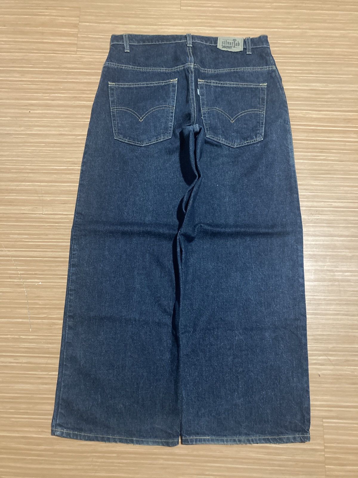 image of Levis x Levis Vintage Clothing Vintage 90's Levi’S Silvertab Massive Baggy Jeans in Blue/Navy (Size